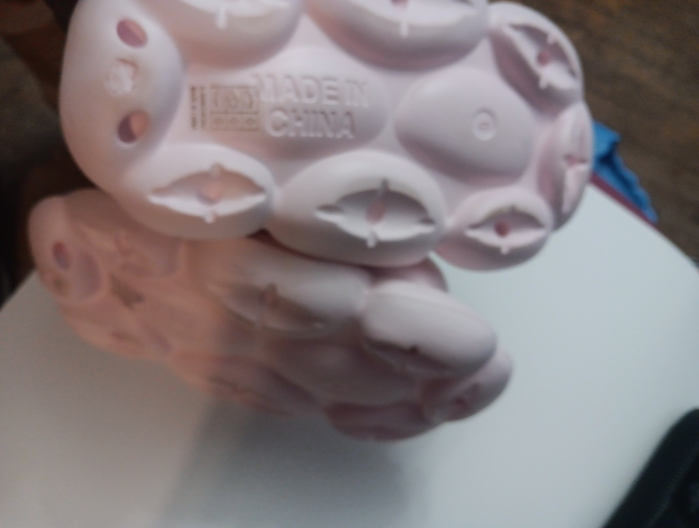 Sole Mates Pink Kawaii Cloud EVA Foam Slide Sandals Size 6