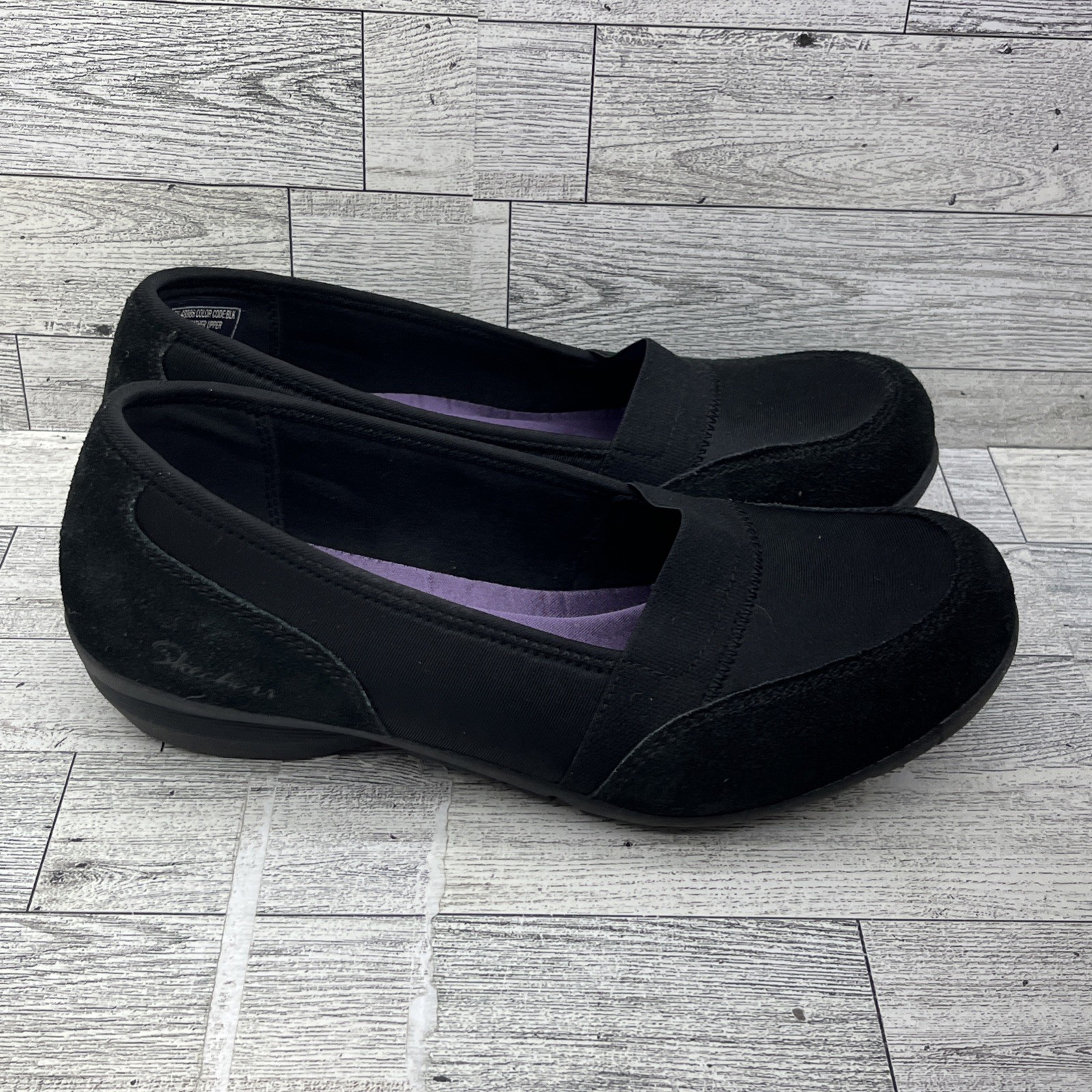 Skechers Relaxed Fit Career 9 To 5 Black Loafer Shoes 48988 Women Size 7