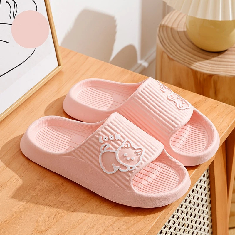 Summer Women’s Slippers Fashion Indoor Soft Sole Durable And Wear-resistant Cute
