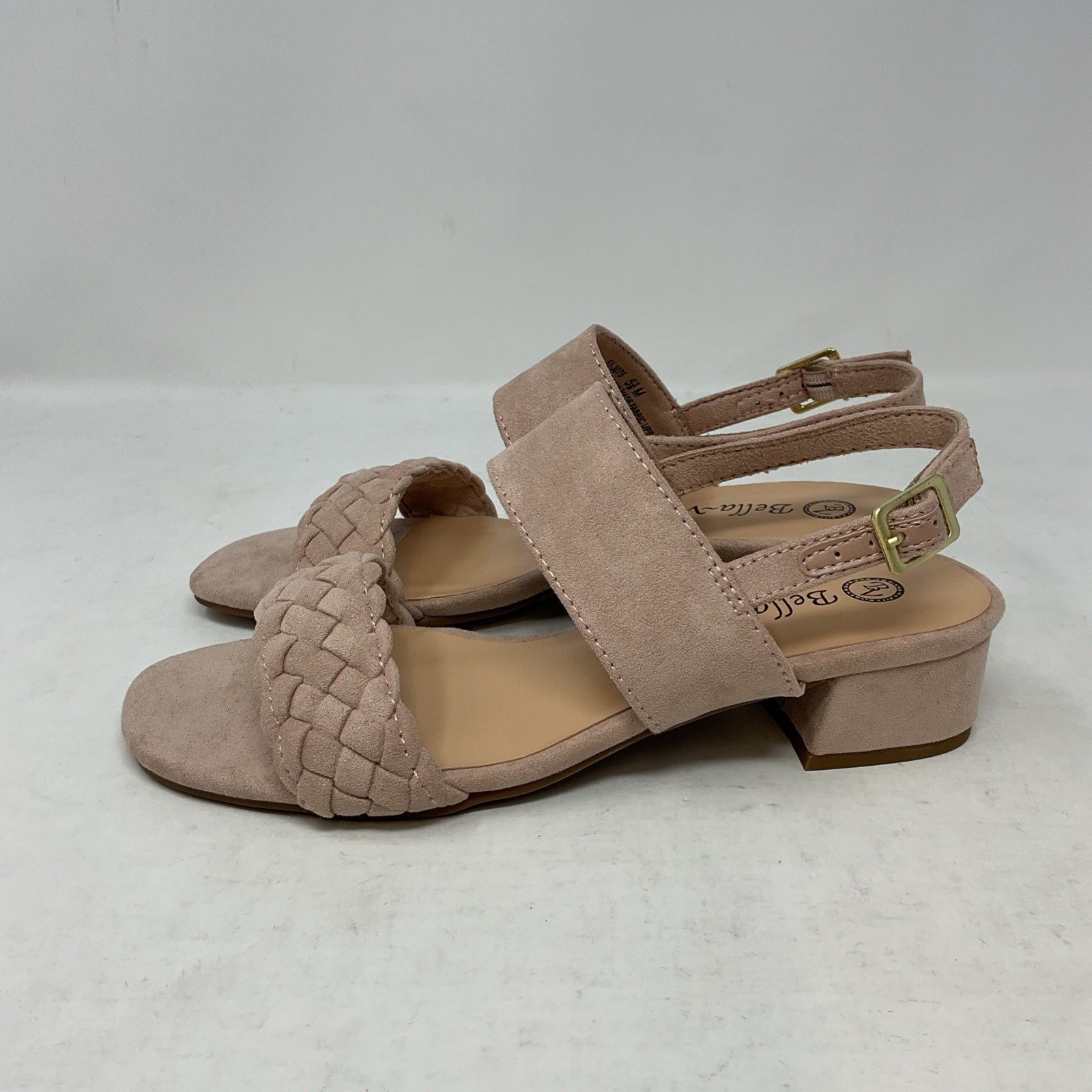 Bella Vita Ellison Heeled Sandal Blush Super Suede Women’s Size 5.5M