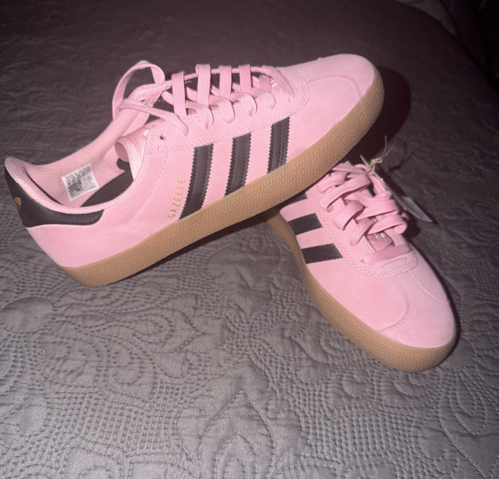 Adidas Gazelle ADV Sneakers Shoes – Unisex -Pink Size M10-W11