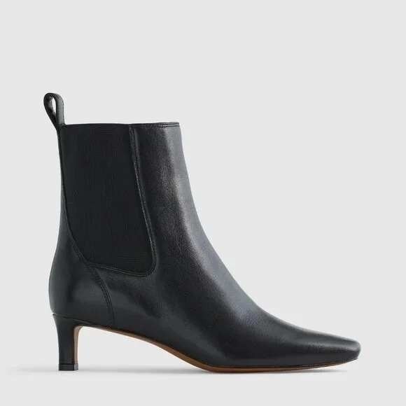 NEW Madewell The Dimes Chelsea Boot Black Leather Size 9 NX443 Ankle