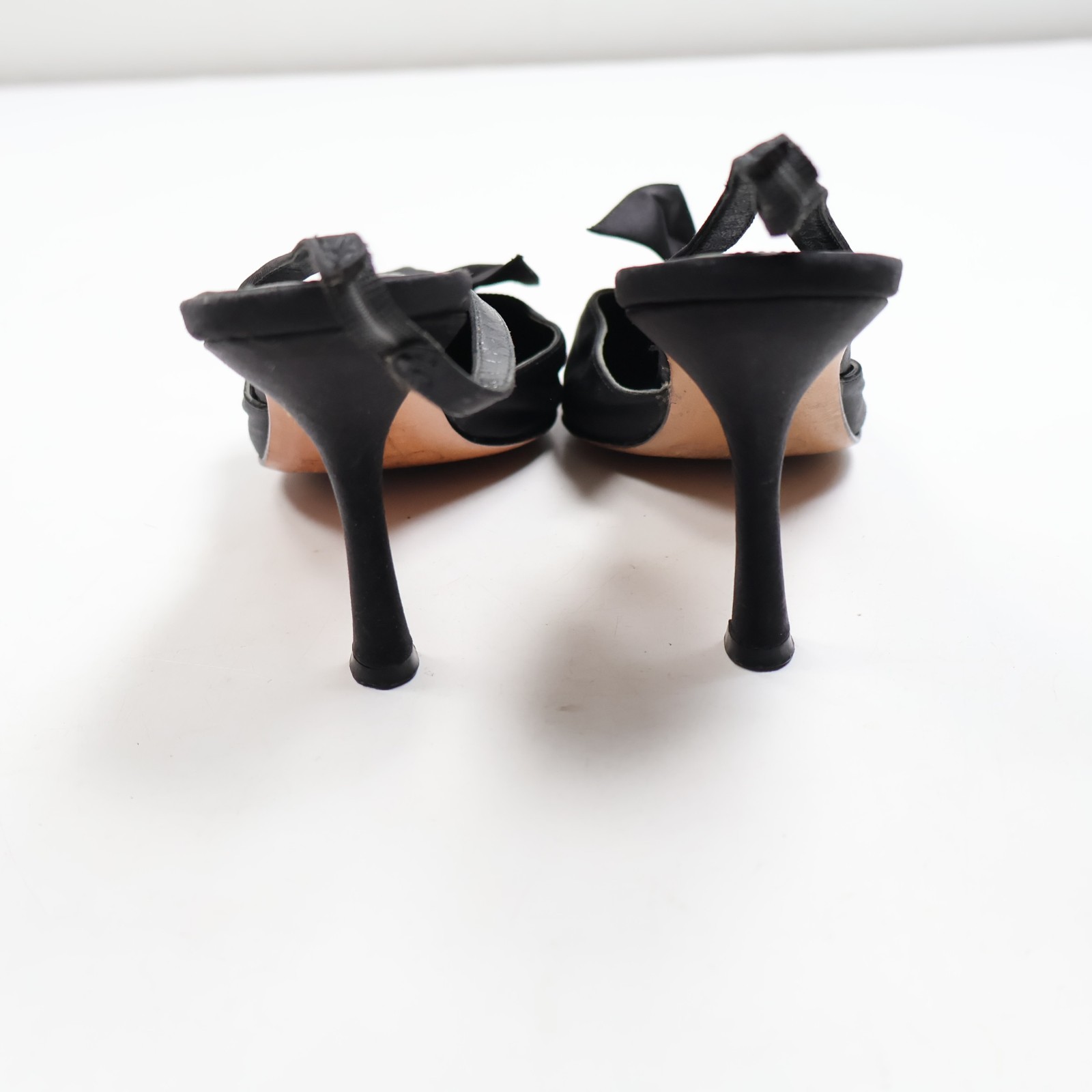 Russell & Bromley London Bond Street Black Suede & Leather Pumps Heels Size 9 40