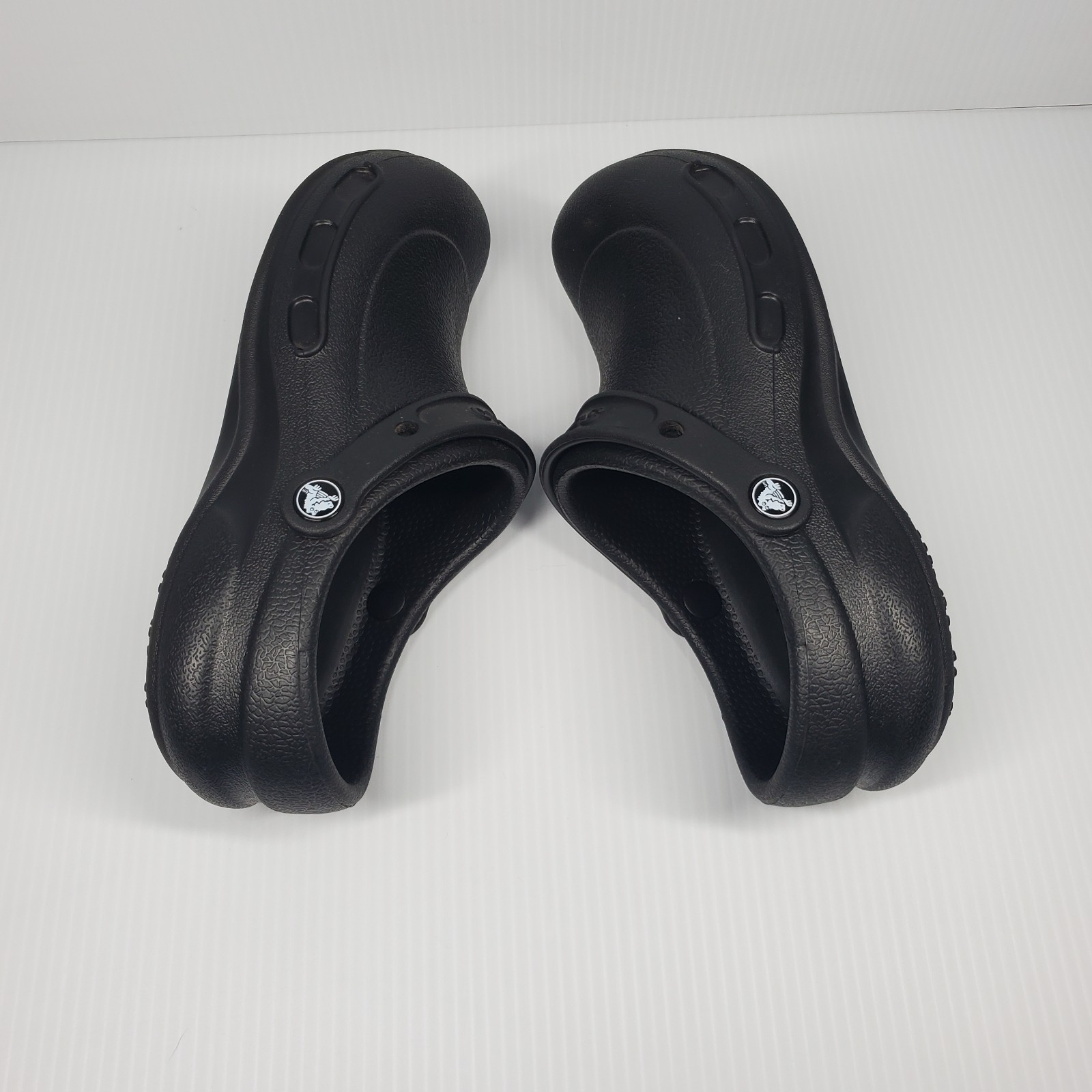 Unisex Classic Clogs Slip On Ultra-Light Water-Friendly Black Shoes W8 M6