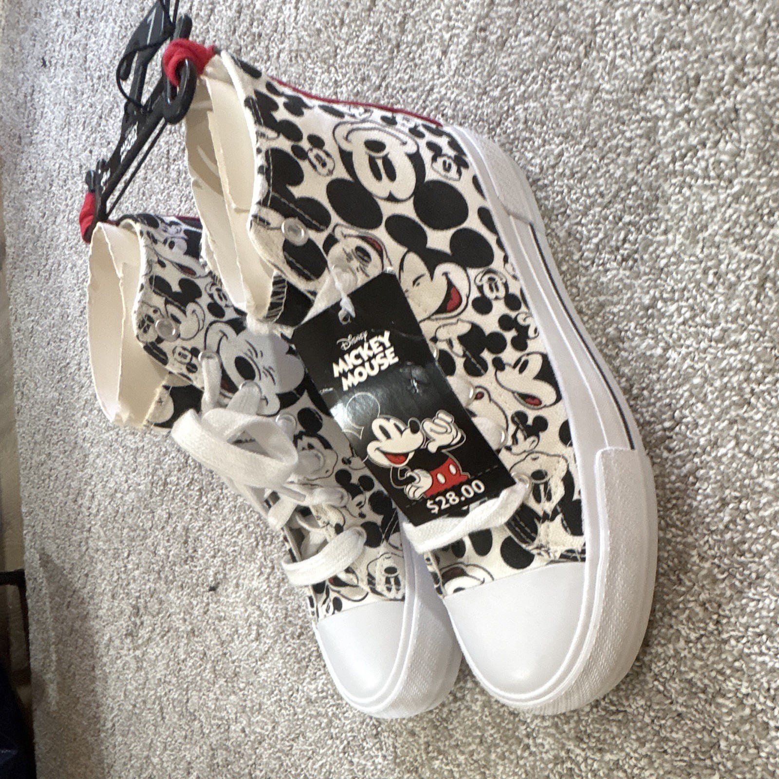 Disney Mickey Mouse Women’s Sneakers Size 7