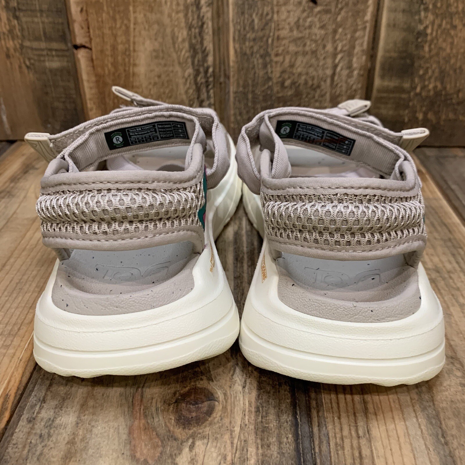 NEW TEVA ZYMIC SANDAL GREY STRAPY HIKING WATER SPORT SHOE WOMENS US 5 UK 3 EU 36