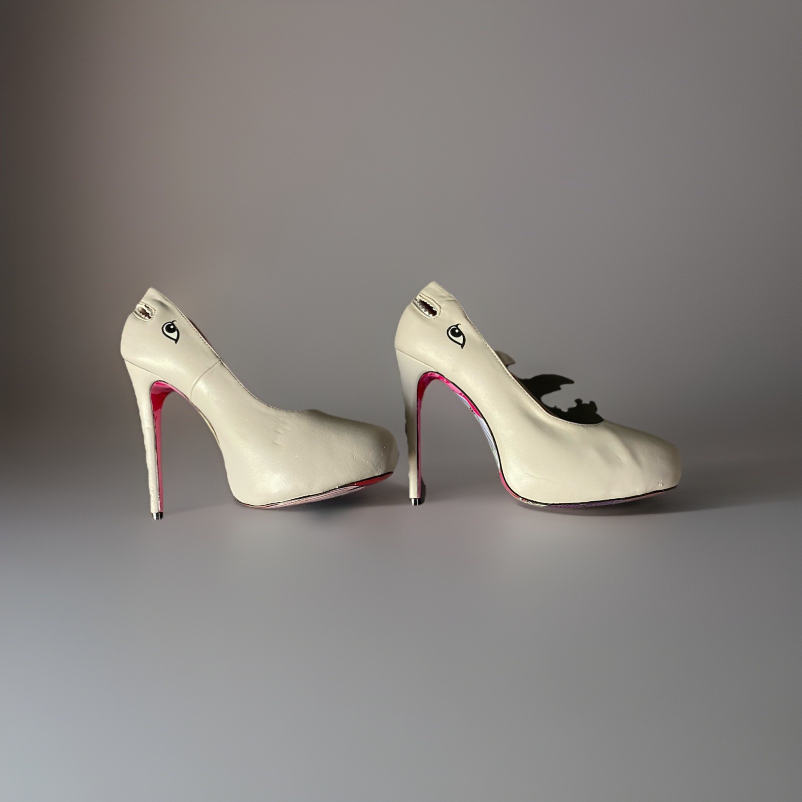 Taylor Reeve platform heels Pumps Shark And Mermaid Design Sole 8M