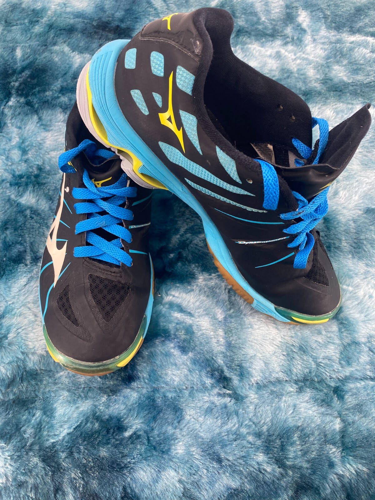 Mizuno Wave Lightning SR Touch Women’s Volleyball Shoes Black Sneakers Size 8