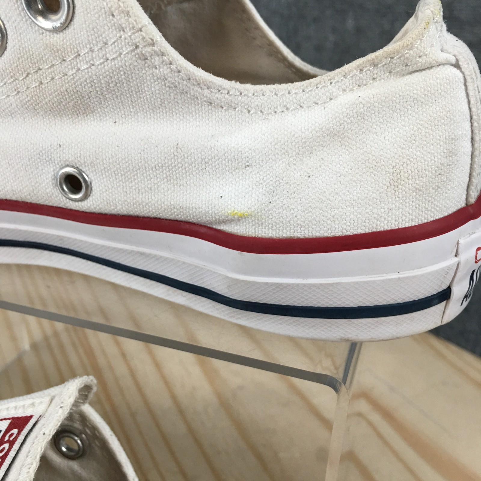 Converse Shoes Mens 5 Womens 7 Chuck Taylor All Star Low Sneakers M7652 White