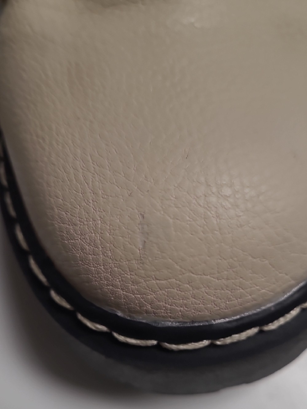 Sincerely Jules Beige Harley Lace-Up Combat Boots with Black Soles – Size 10