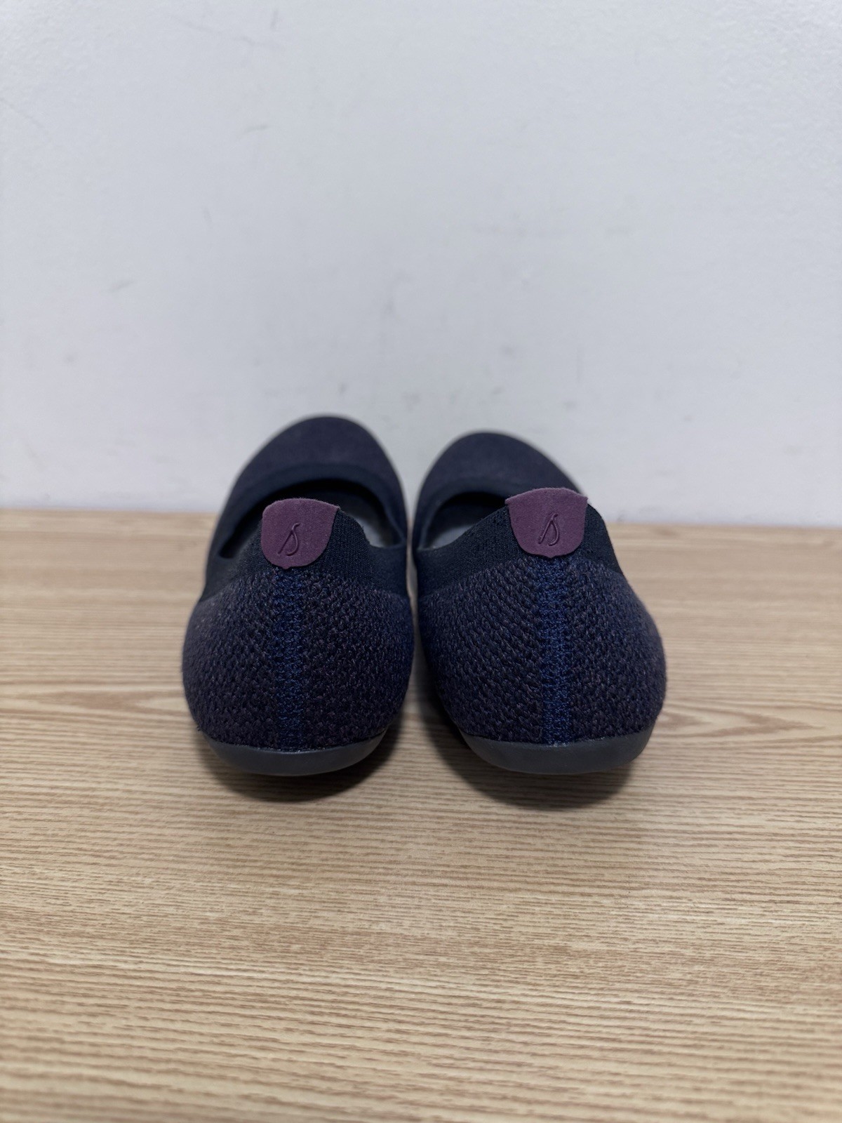 Allbirds Tree Breezers Knit Ballet Flats Women’s Size 8 Olympus (Dark Grey)