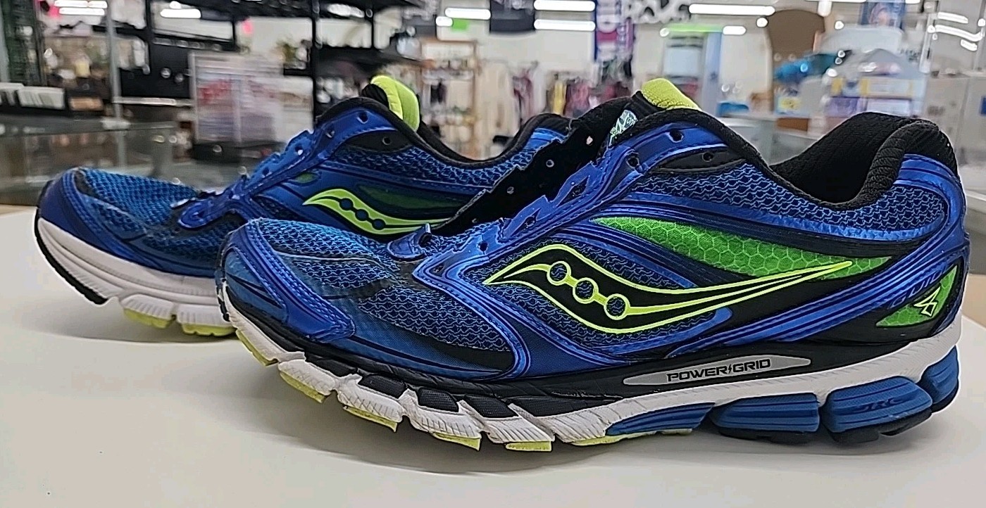 Saucony Guide 8 Blue Running Shoes 8mm Offset Athletic Tennis Shoes Sz 10