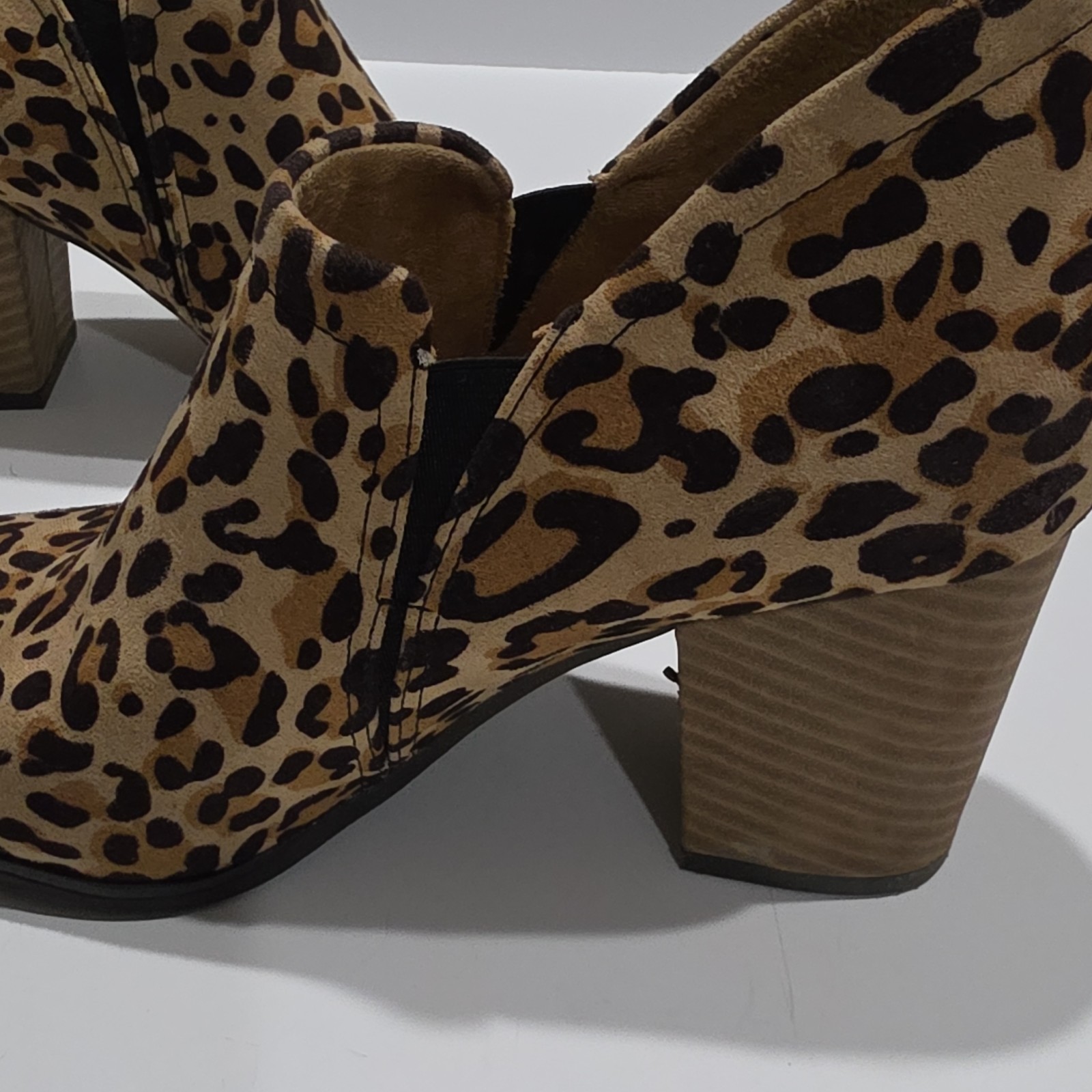 Dr. Scholl’s Shoes BE Energized Women’s Animal Print Faux Suede Bootie 8.5