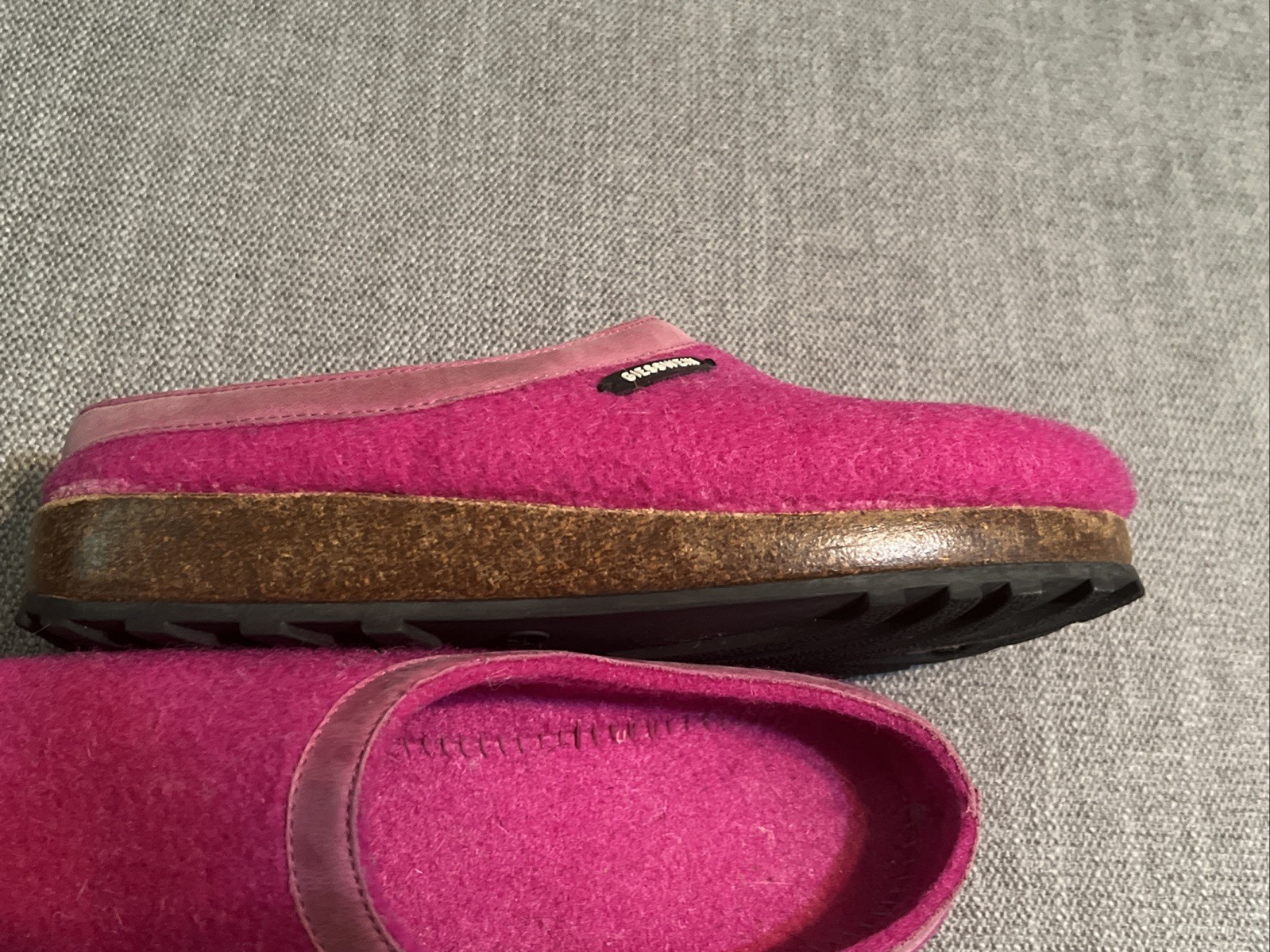 Giesswein Chamerau Fuschia Pink Wool Clog Mules Shoes Women’s SZ EU 40 US 9