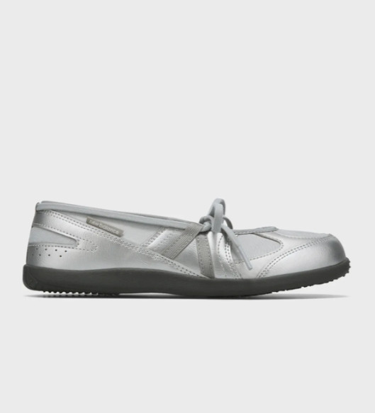 New Balance Women NBRJGS450S FLAT BREEZE SILVER Mary Jane Flats SD2601SI