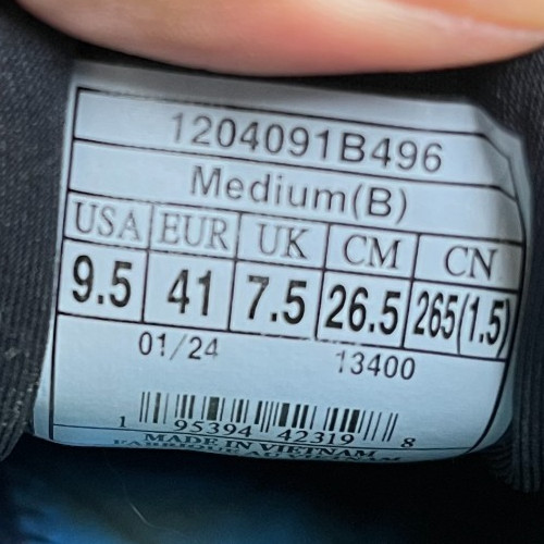 Brooks Glycerin GTS 21 Womens Size 9.5 Blue Black Running Walking Shoes Sneakers