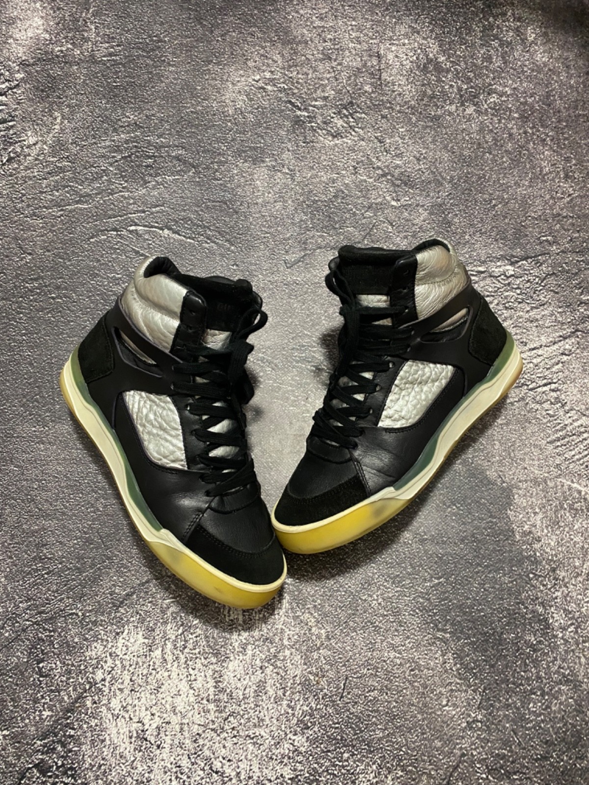 Alexander McQueen for Puma Leather Move Femme Mid High Top Sneakers Size 38