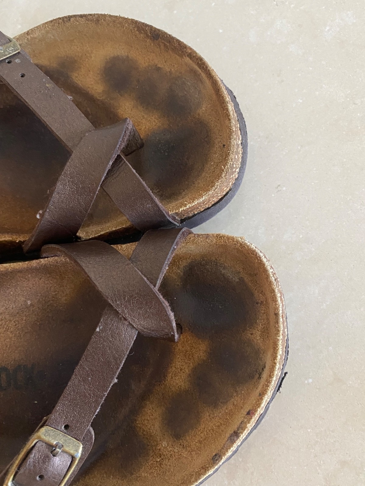 Birkenstock Germany Mayari Copper Slip On Sandals Size 38 Regular/ Wide