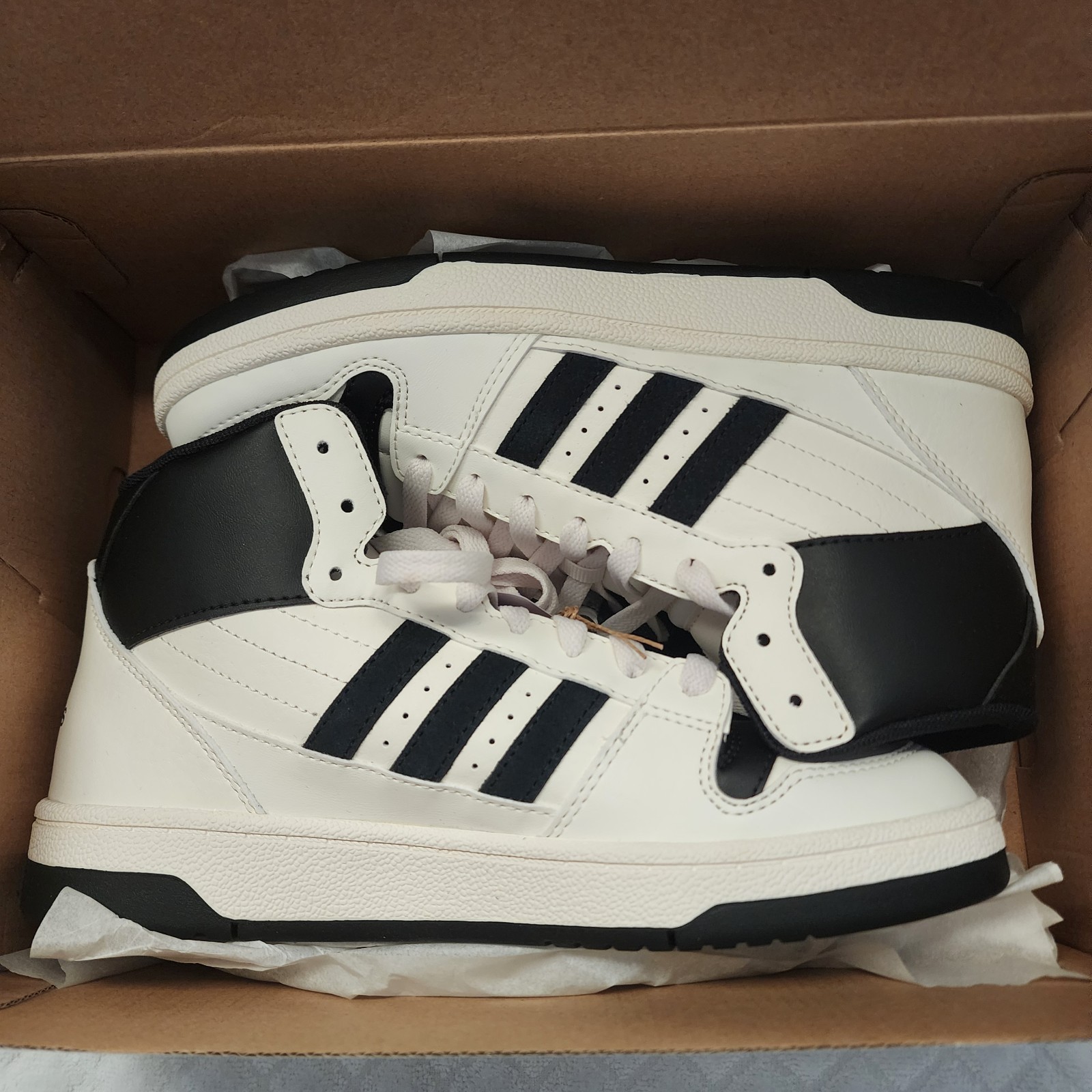 Adidas Break Start Mid Women’s Basketball Shoe White Sneaker 7