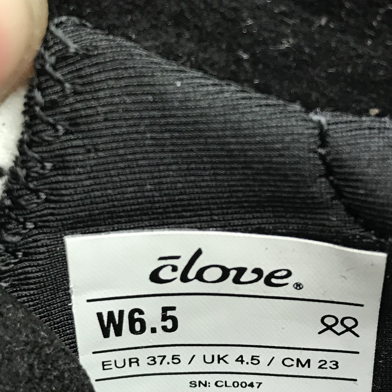 Clove Shoes Womens Size 6.5 Black Slip Resistant Nursing Work Sneakers Comfort
