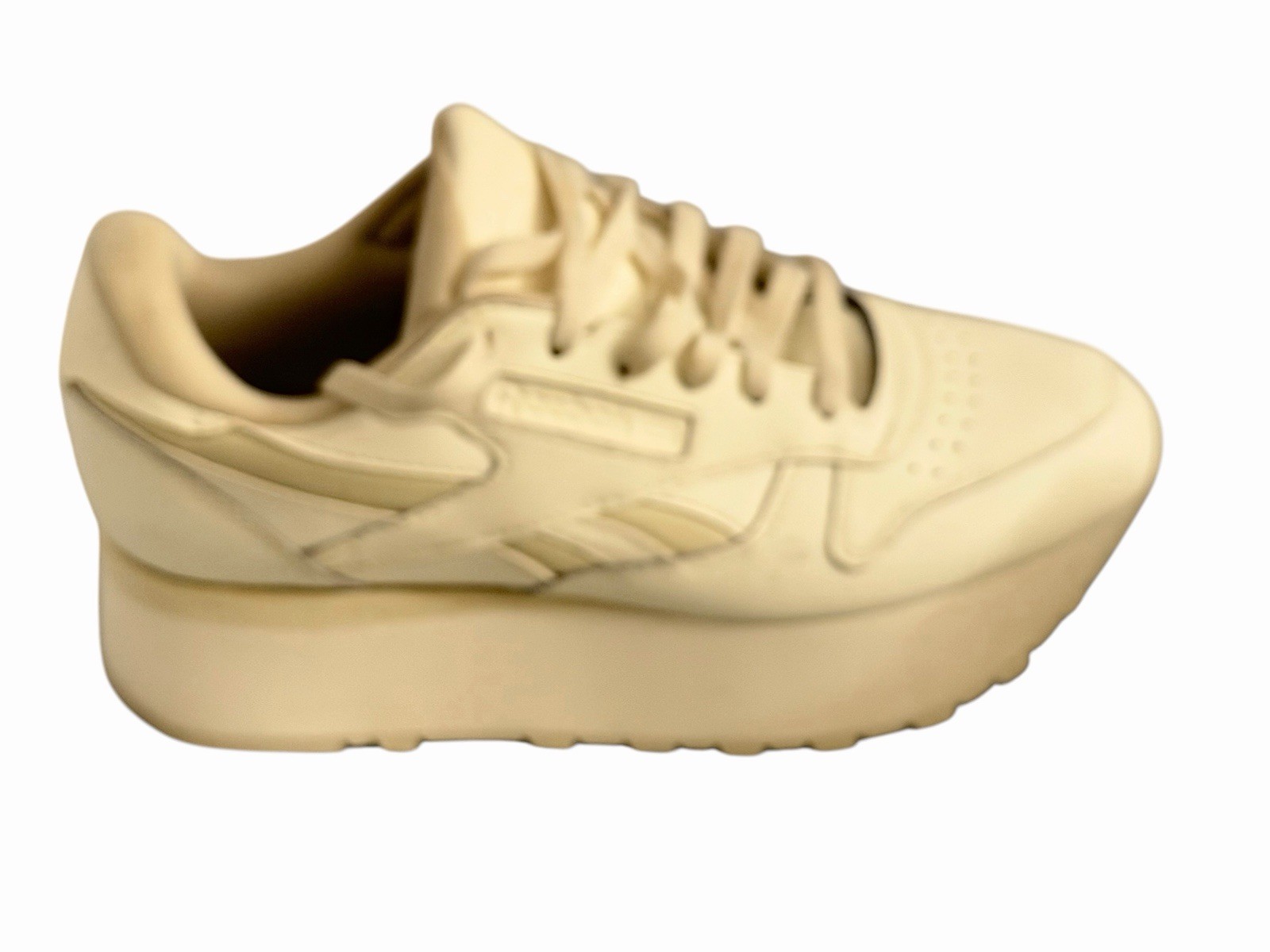 Reebok Classic Triple Lift Womens Shoes Sz 9 Chalk Alabaster Platform Sneakers