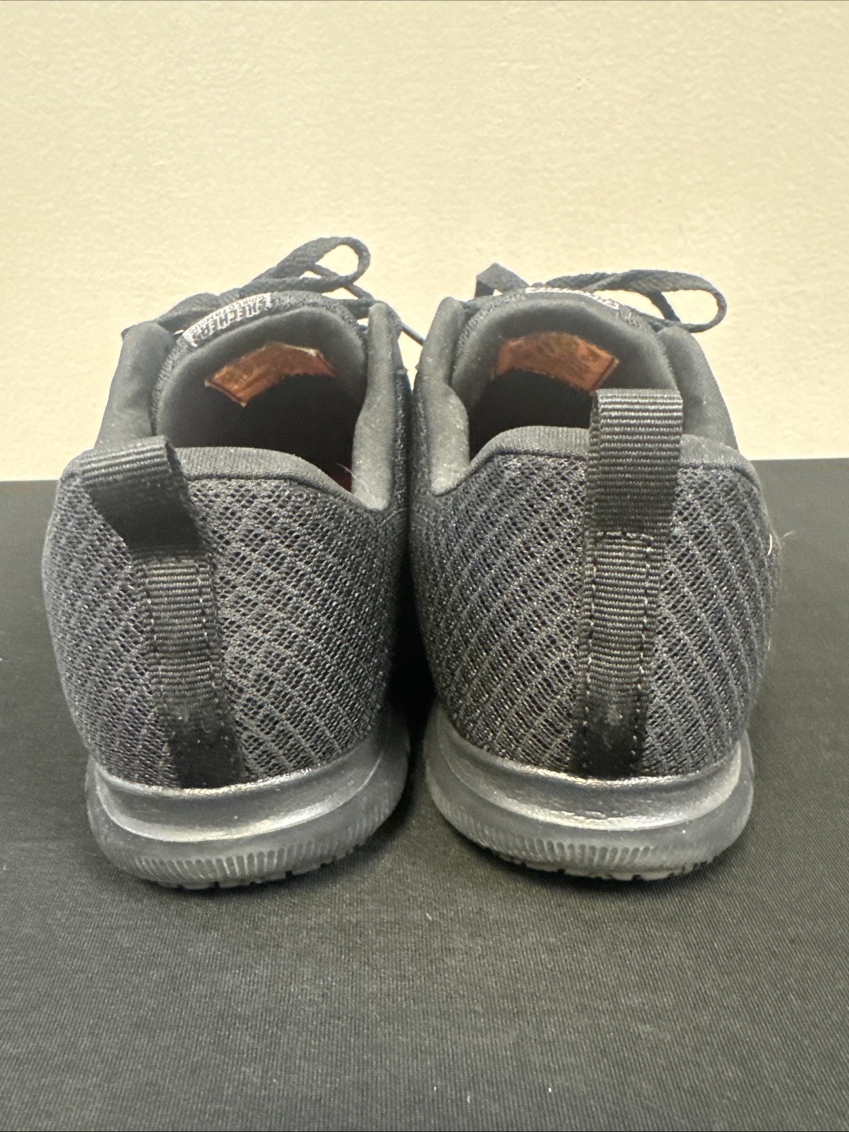 Skechers Womens Size 8.5 Ghenter Bronaugh 77210 Black Work Slip Resistant Shoes