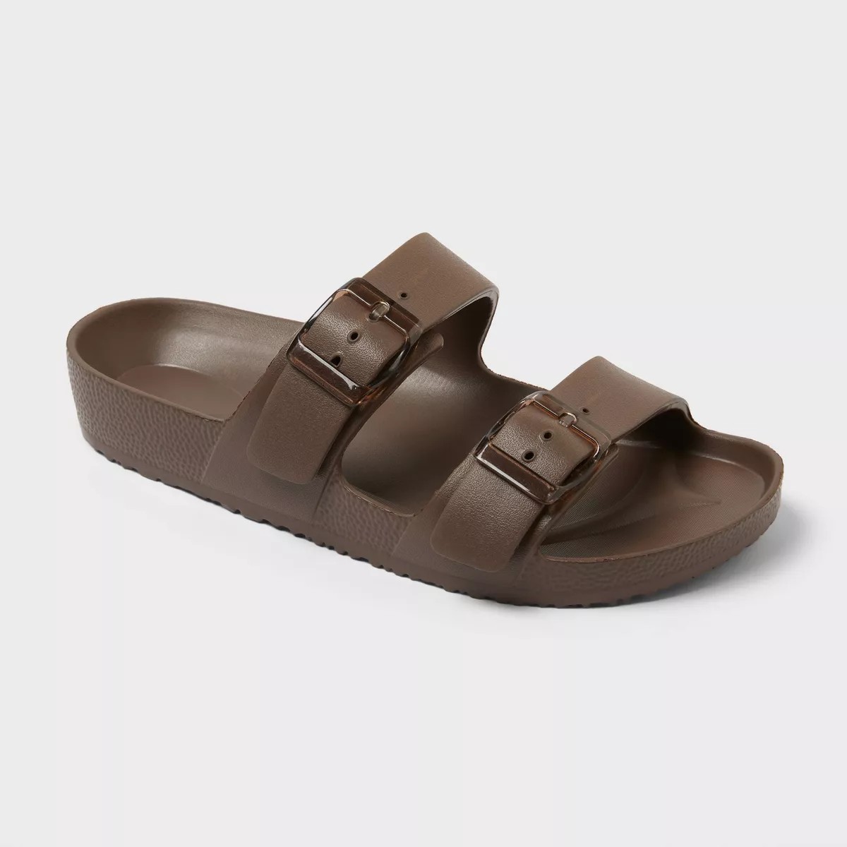 Shade & Shore Women’s Neida EVA Two-Band Sandals in brown. Size 8