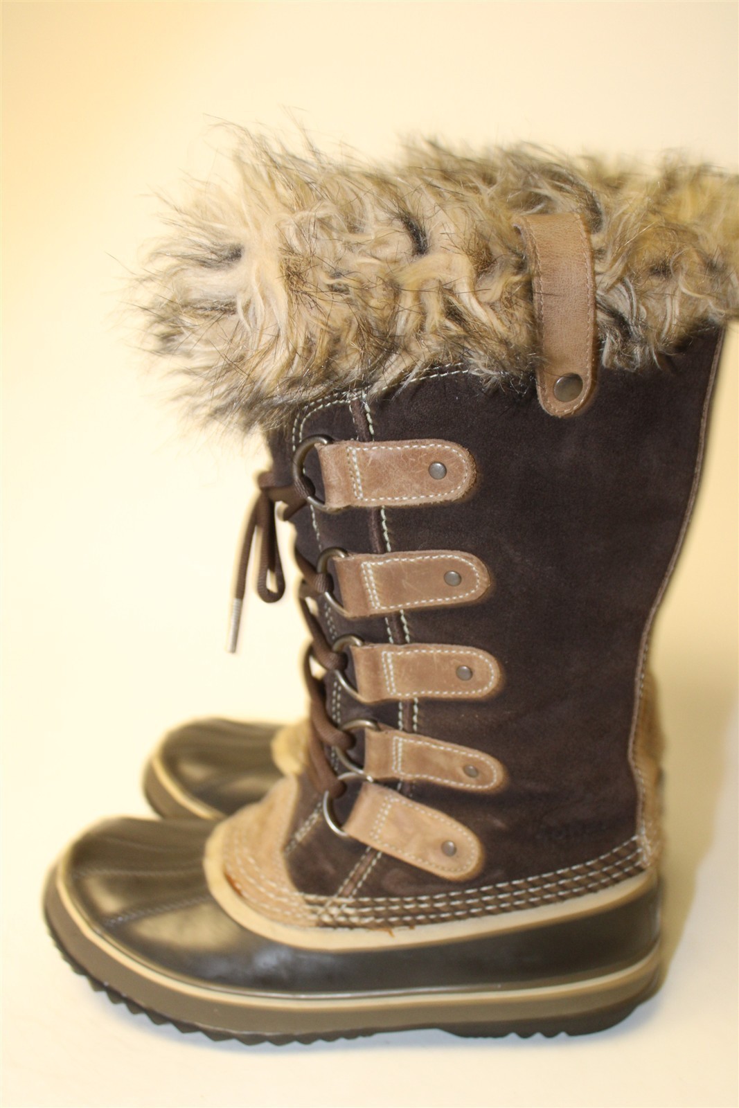 Sorel Waterproof Joan of Arctic Womens Size 7 38 2/3 Tall Warm Boots NL1540-248