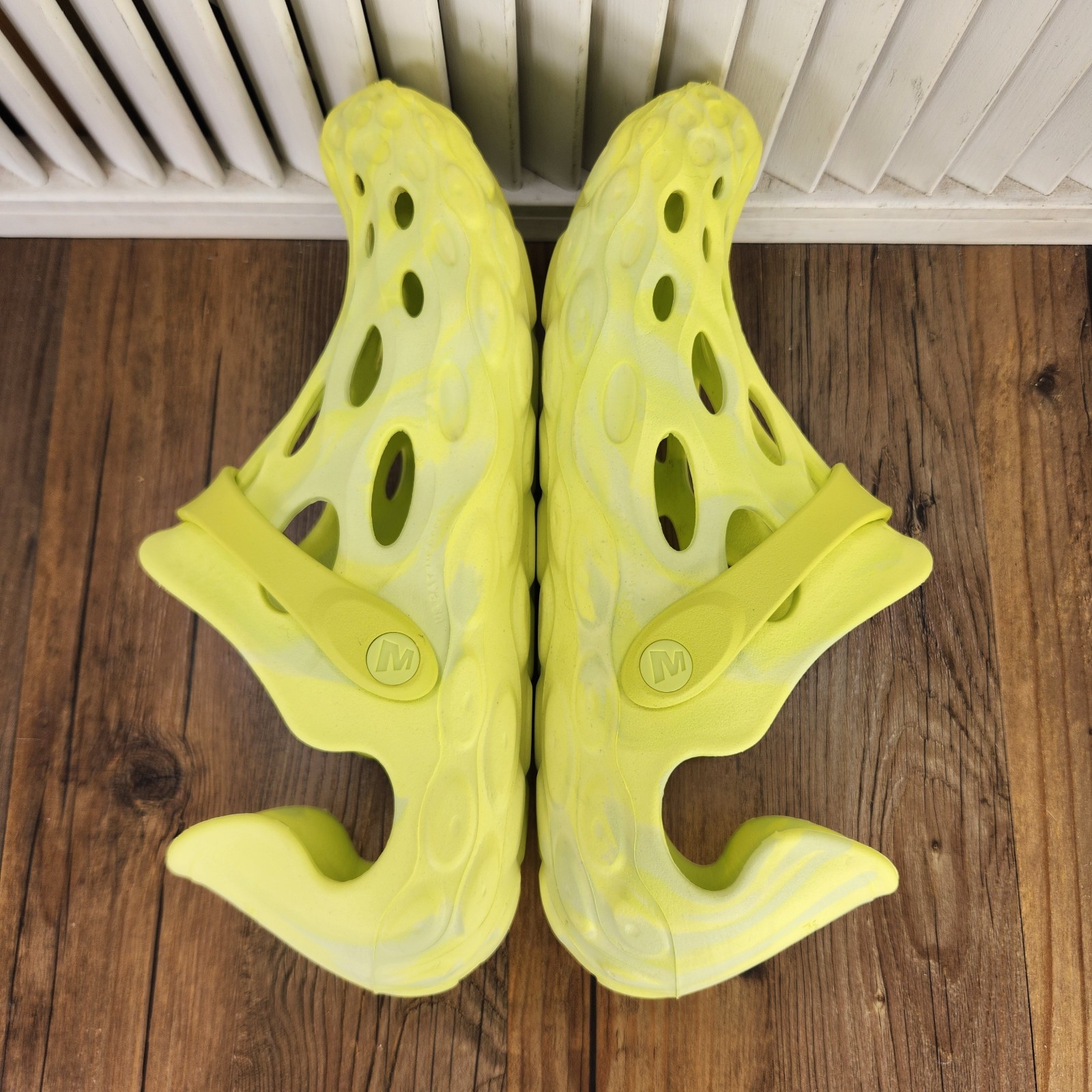 Merrell Hydro Moc Womens Size 9 Pomelo Yellow EVA Foam Slip On Water Shoes Beach