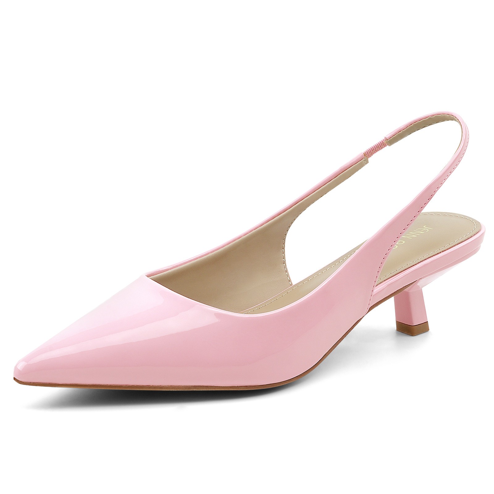 Chic Slingback Kitten Heels Pointed Toe 1.9 inch Wedding Party Dress Pumps
