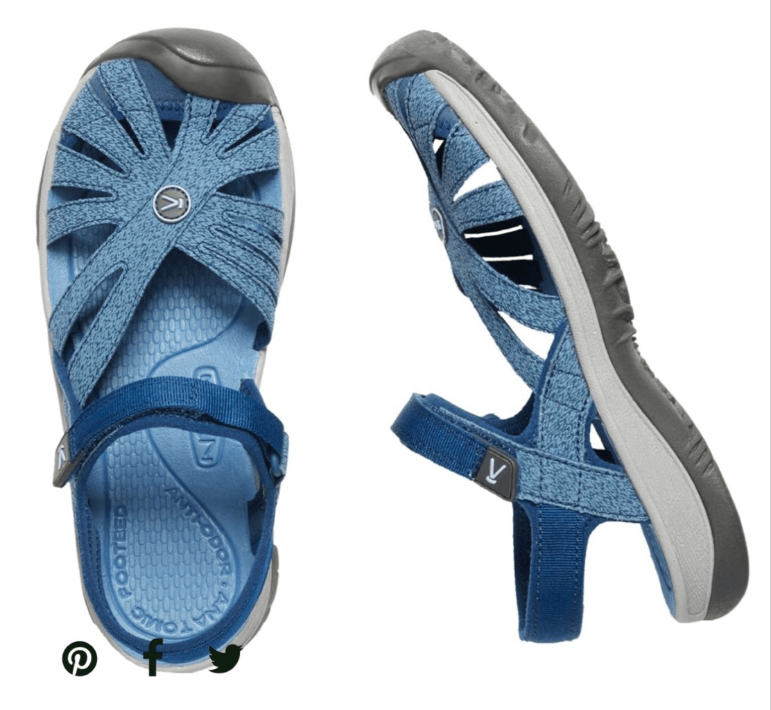 KEEN Rose Blue Opal/Provincial Blue Sport Sandals Women’s Closed Toe Outdoor Hik