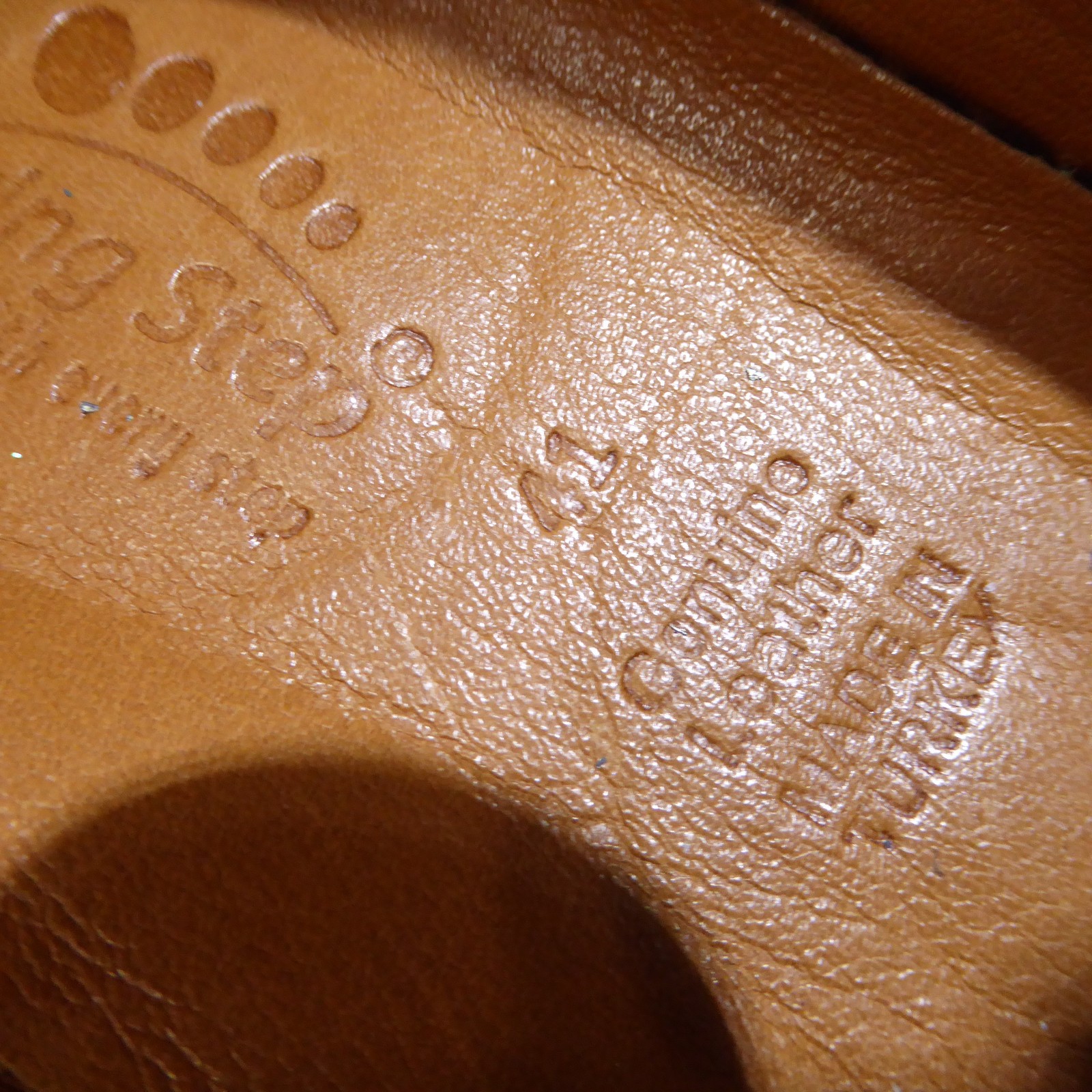 🩰 Spring Step Ingrid Loafer Flats sz 10 M (41) Laser Cut Whiskey Brown Leather