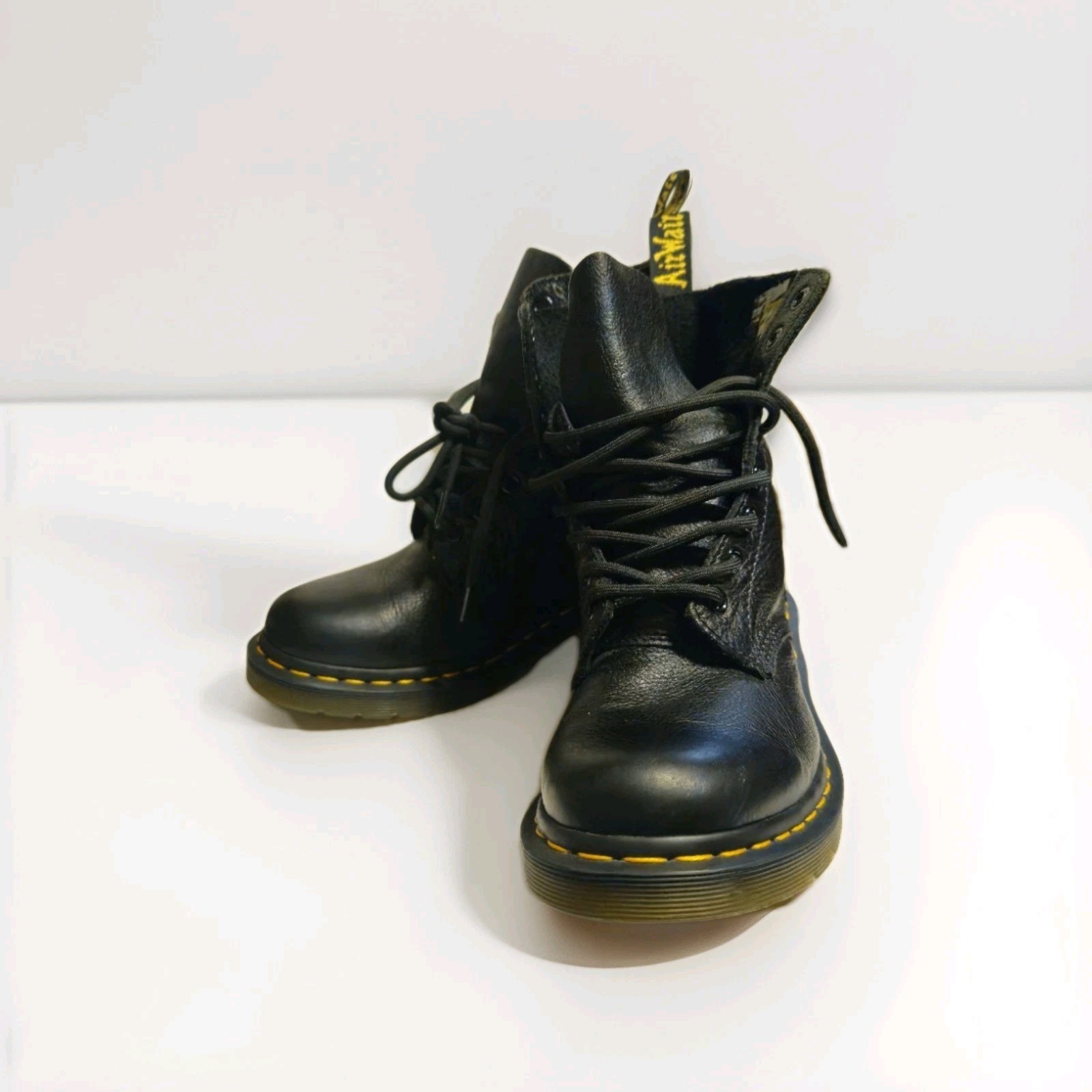 Dr. Martens Pascal Leather Boots for Women, Size US 7 – Black -…