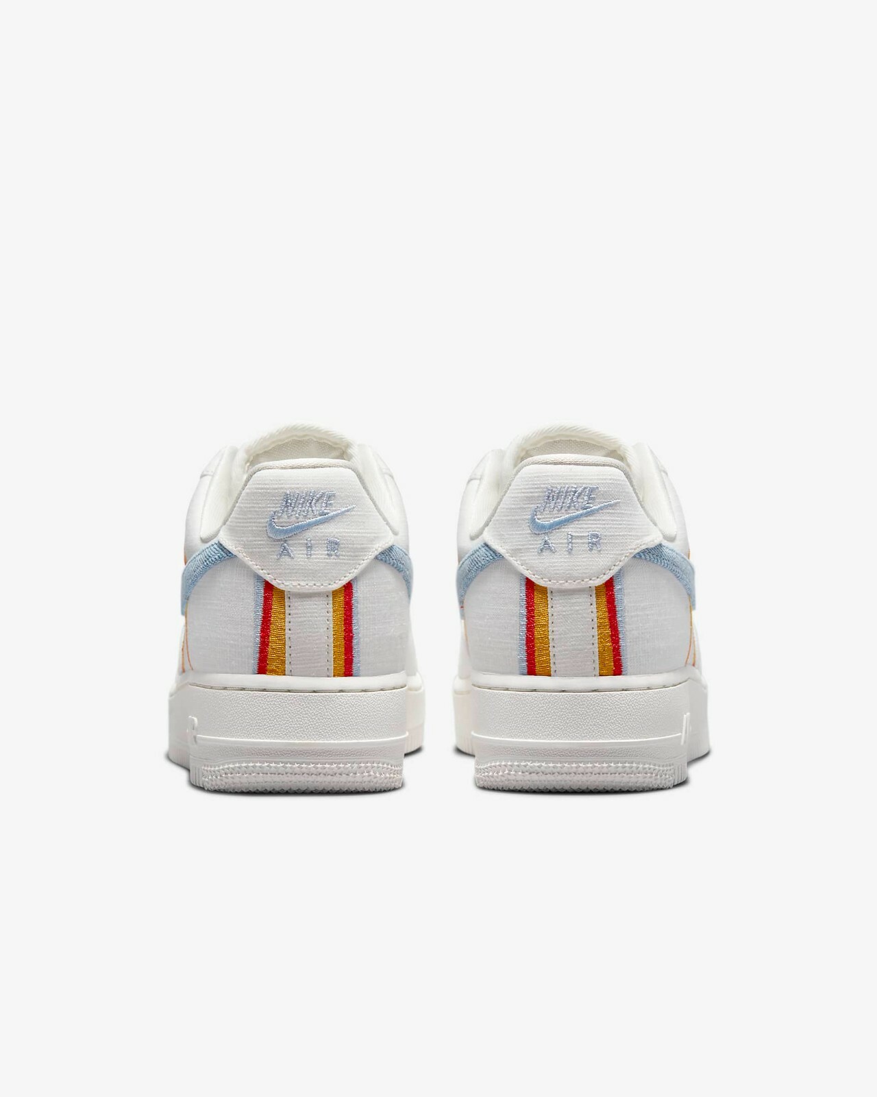 Nike Air Force 1 ‘07 LV8 Sail Denim Swoosh Women’s Size 9.5 (DJ4655 133) New