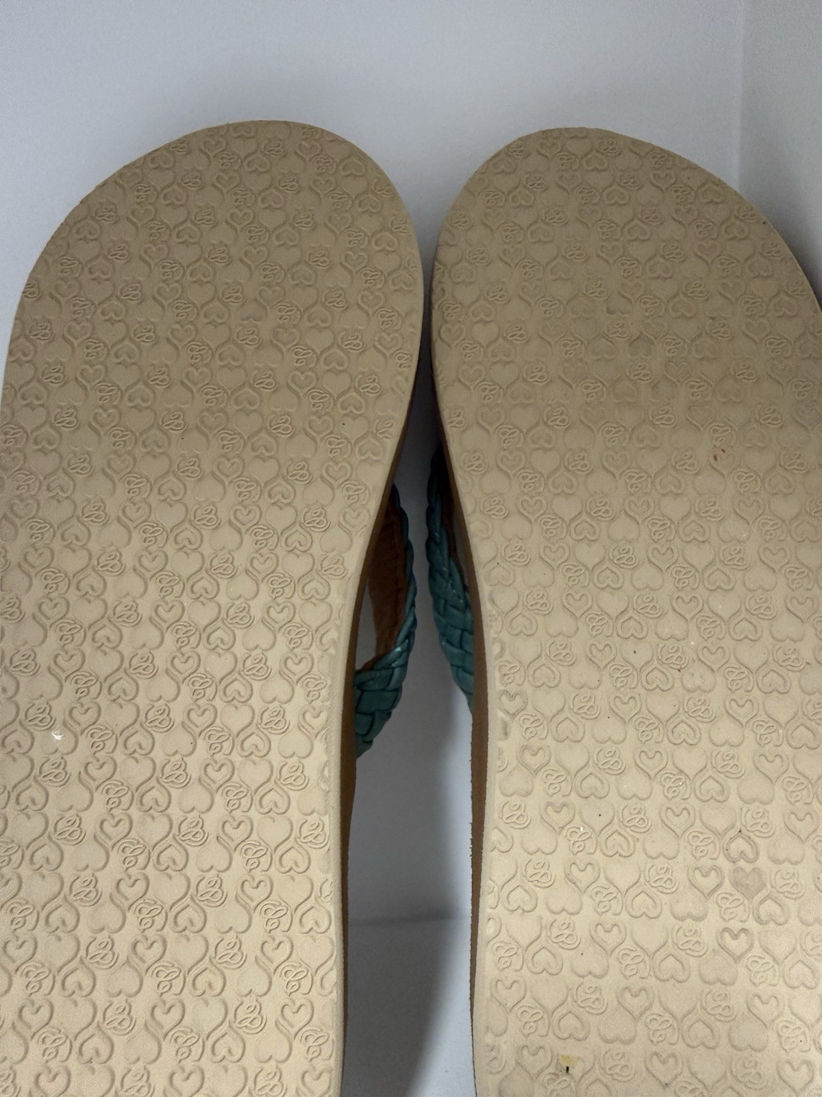 Cobian Women’s Bounce Seafoam Braided Flip Flop Sandals Size 9 Never Worn CUTE!