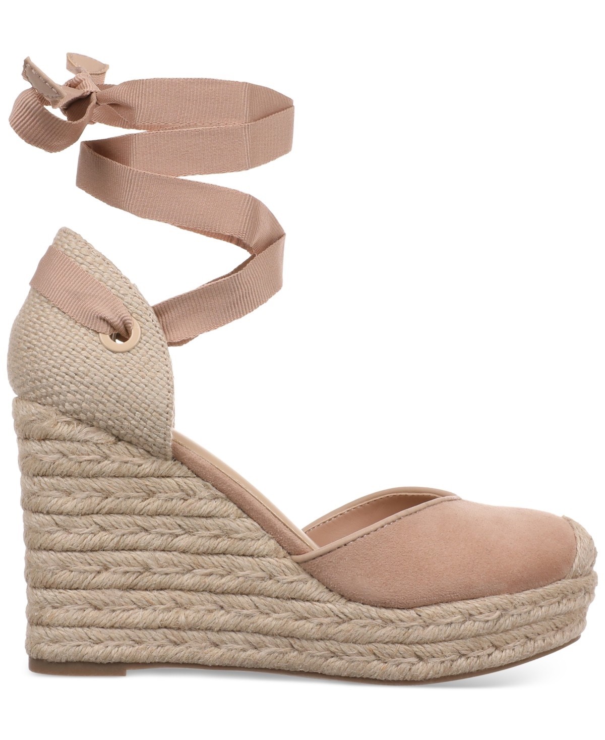 On 34th Melindaa Espadrille Wedge Sandals, Exclusively at Macy’s – Nude Micro