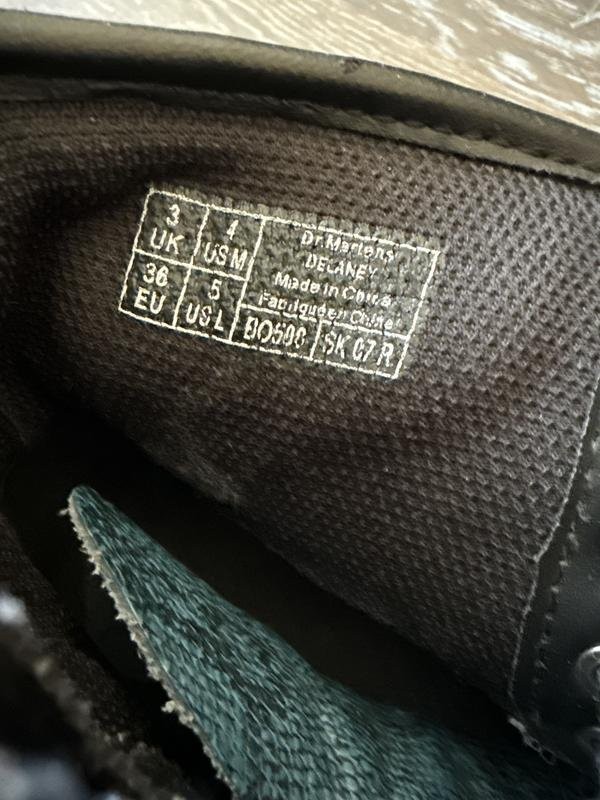 women dr martens boots turquoise leather 36