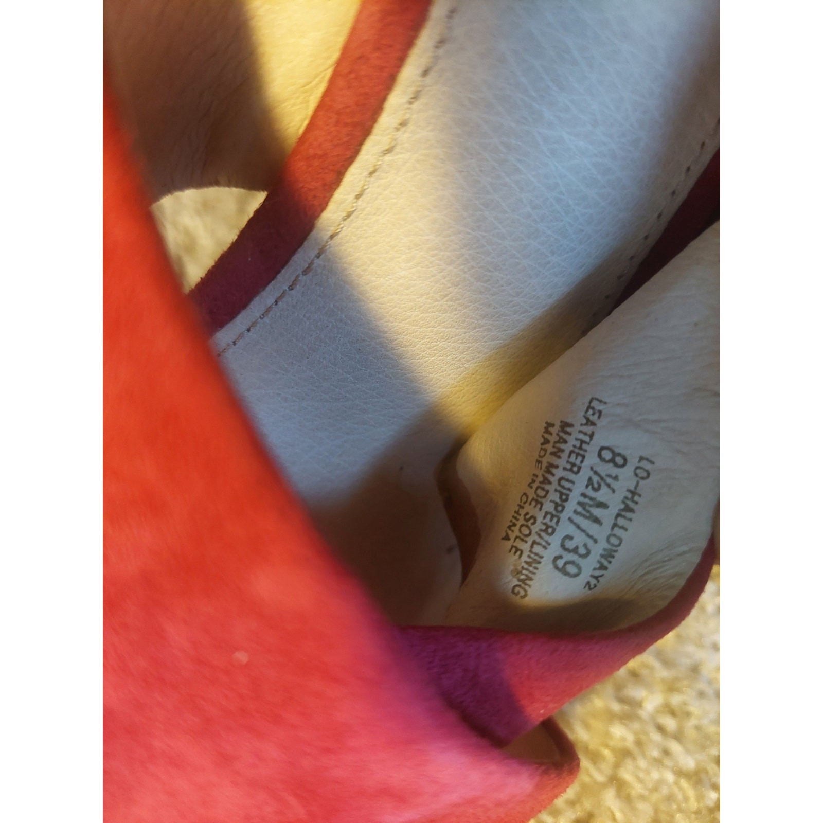 Louise et Cie Halloway II Suede Mule Heels Pink Fuchsia Slide Sandals 8.5 M