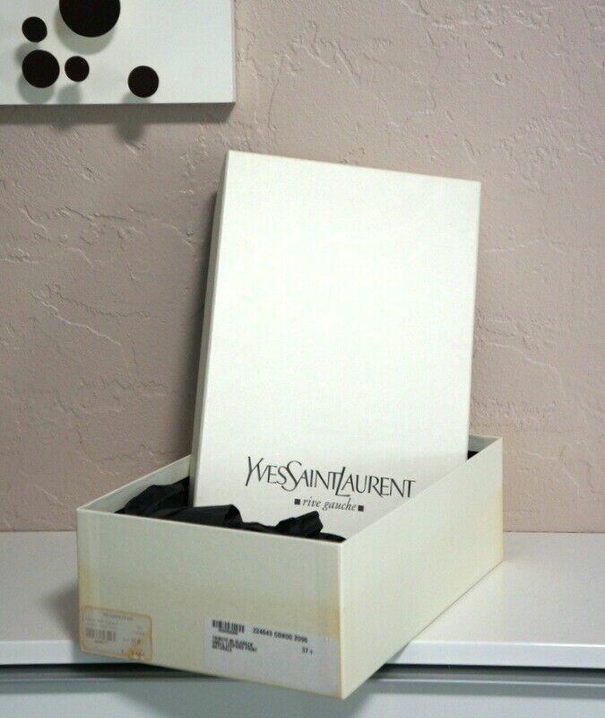Yves Saint Laurent Empty Shoe Box for PUMP Platform Sandals YSL 100% Authentic