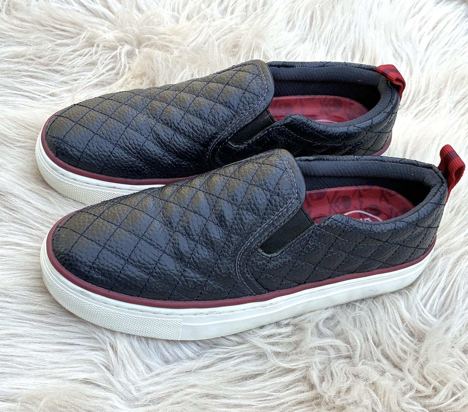 G/Fore Women’s Quilted Slip On Loafers In Twilight Sz 6.5