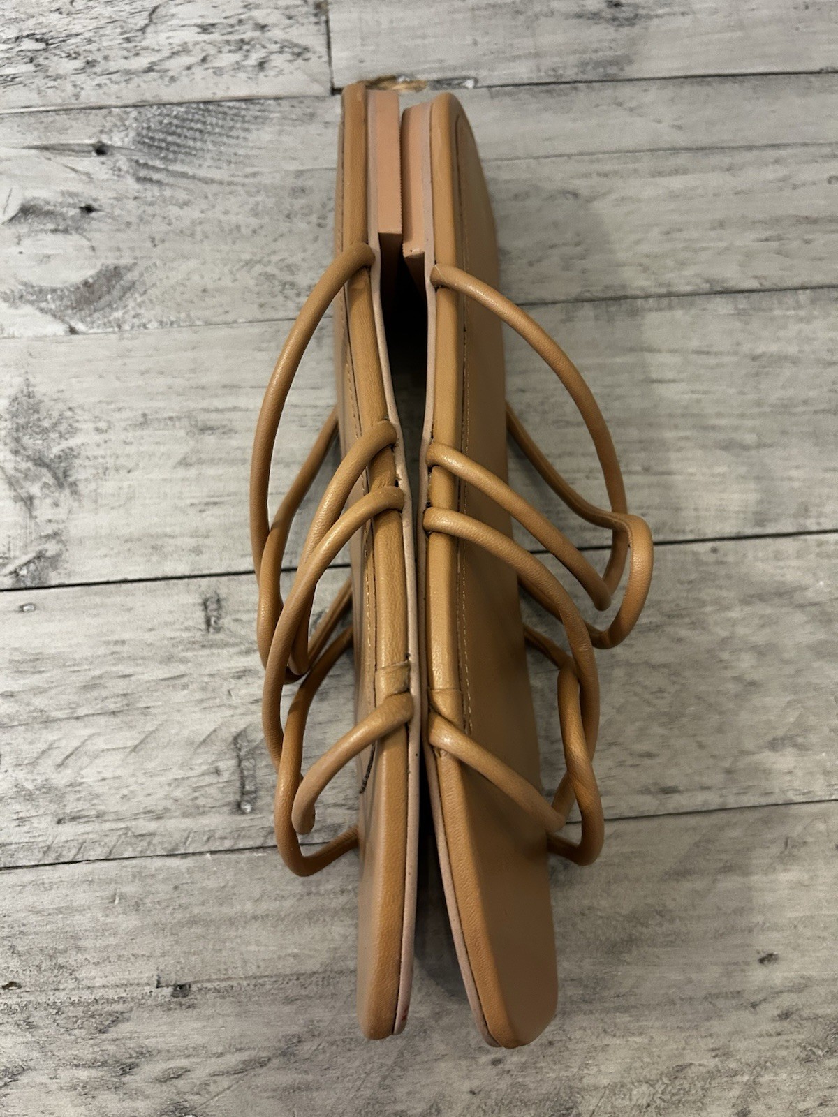 Maeve Women’s 7 Leather strappy sandals Flats Anthropologie