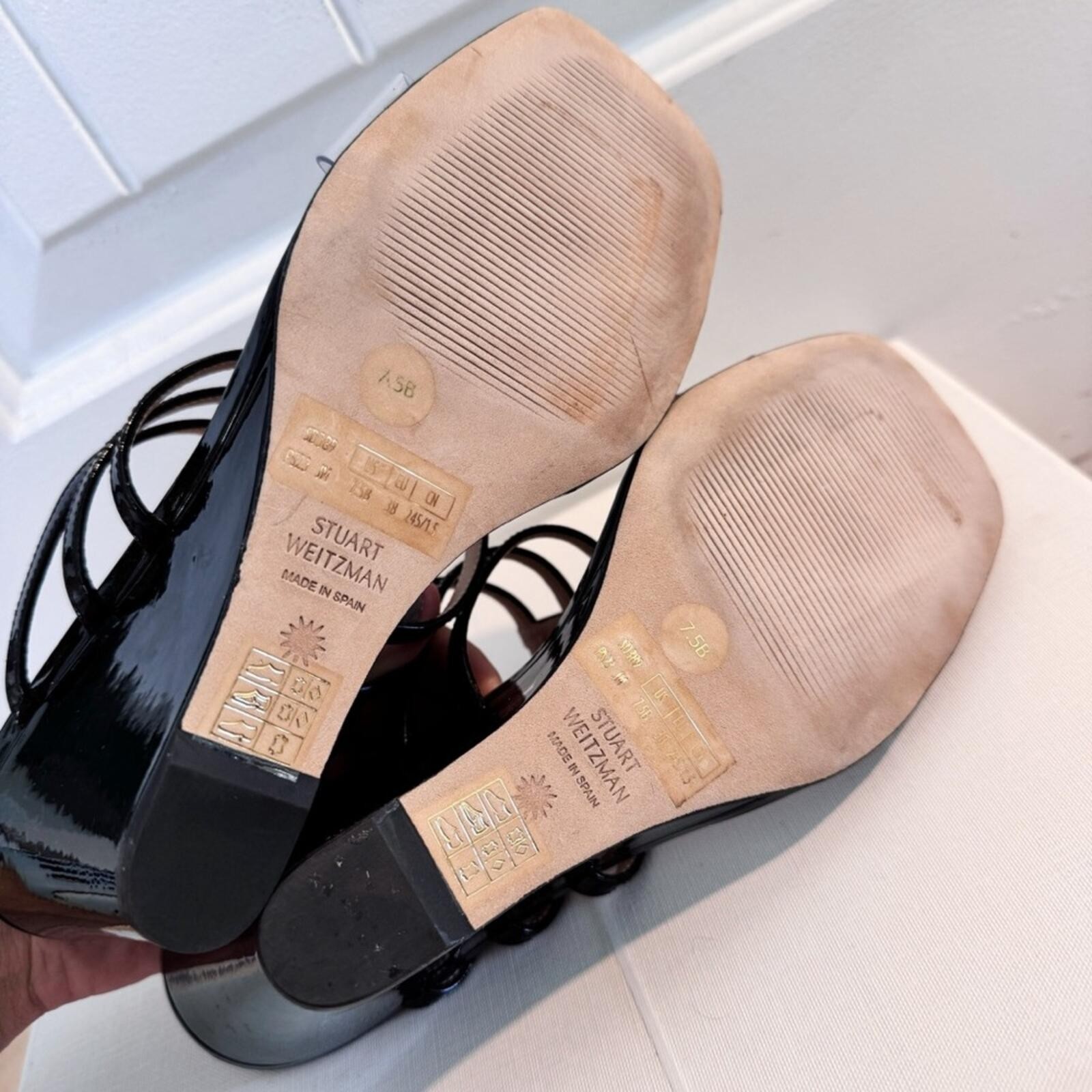 NEW Stuart Weitzman Deco 85 Wedge Sandal