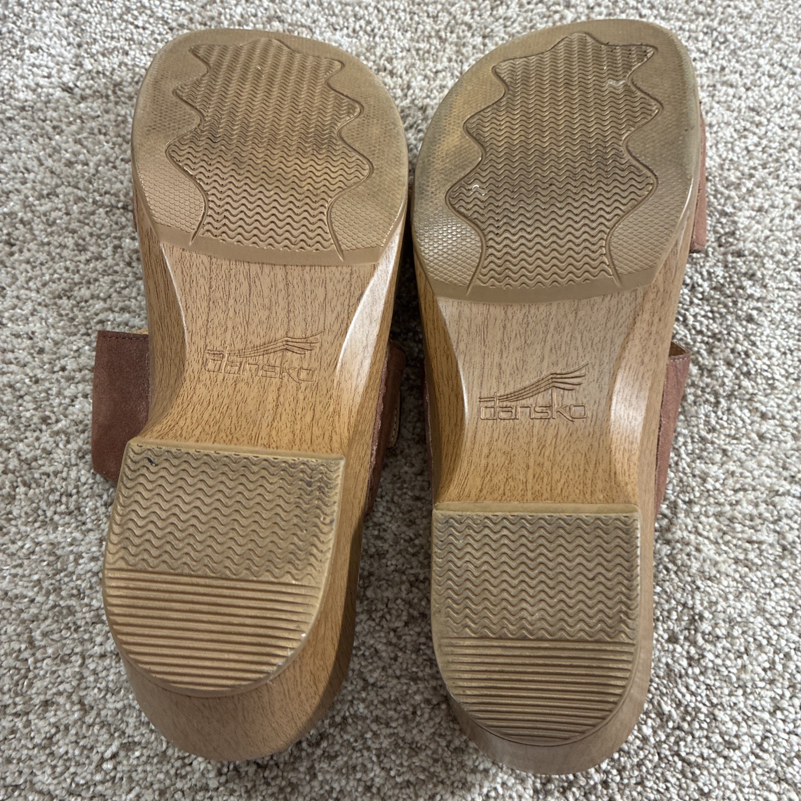 Dansko Sophie Brown Leather Buckled Sandals Clogs 41 10.5 11