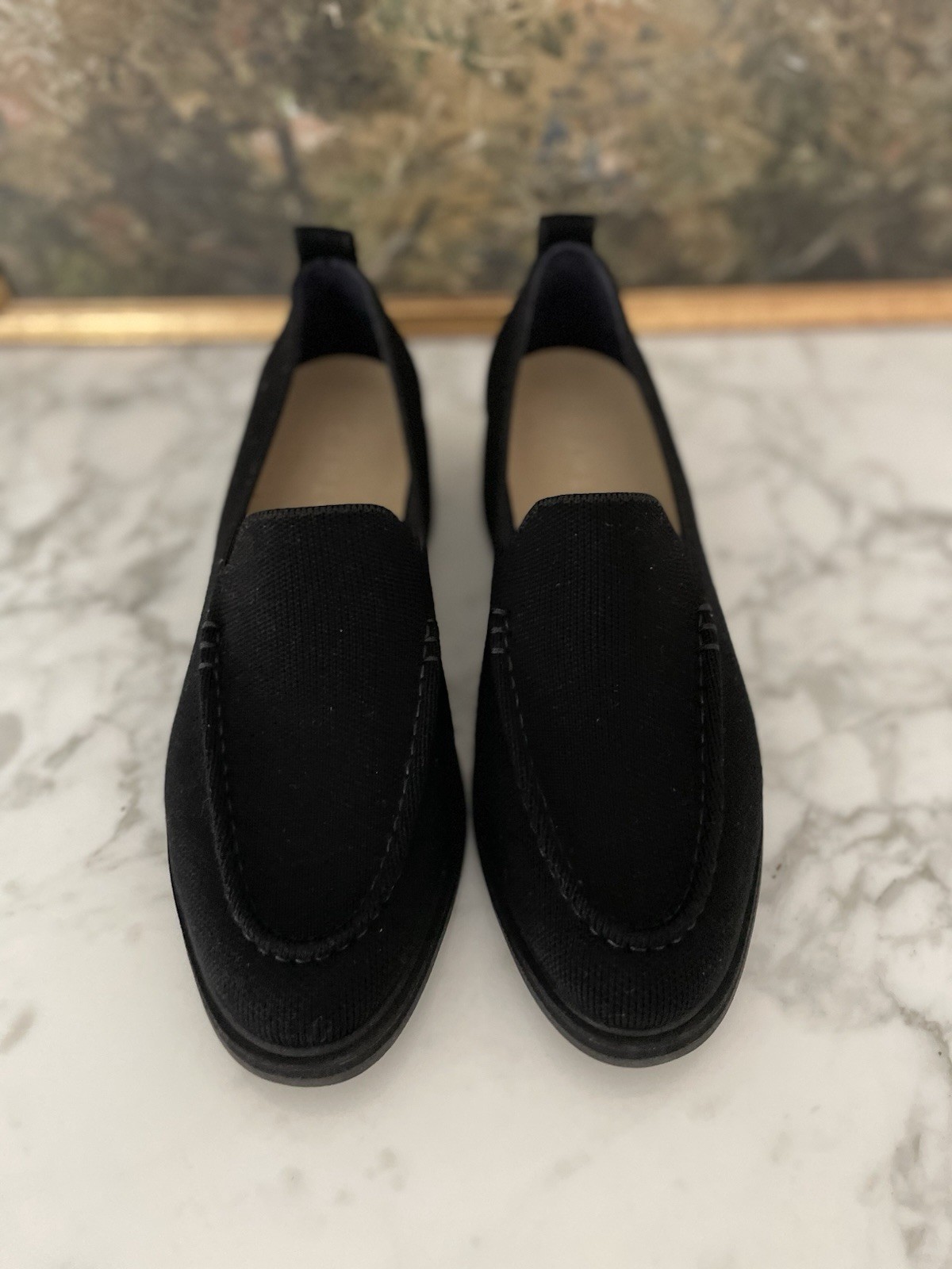 NEW Rothy’s The Lug Loafer Merino Wool Black RPET Size 8 Womens Eva Sole