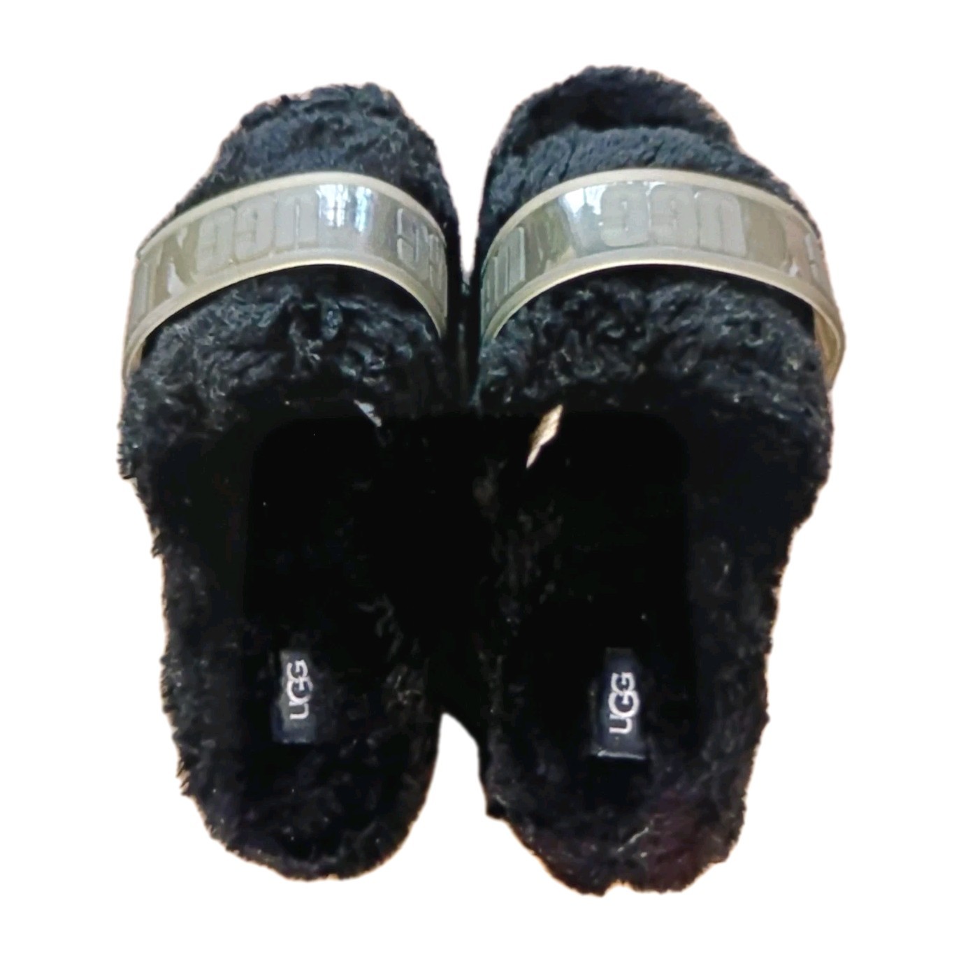 UGG black fur thick-soled slippers United States 9 MPN 1131971
