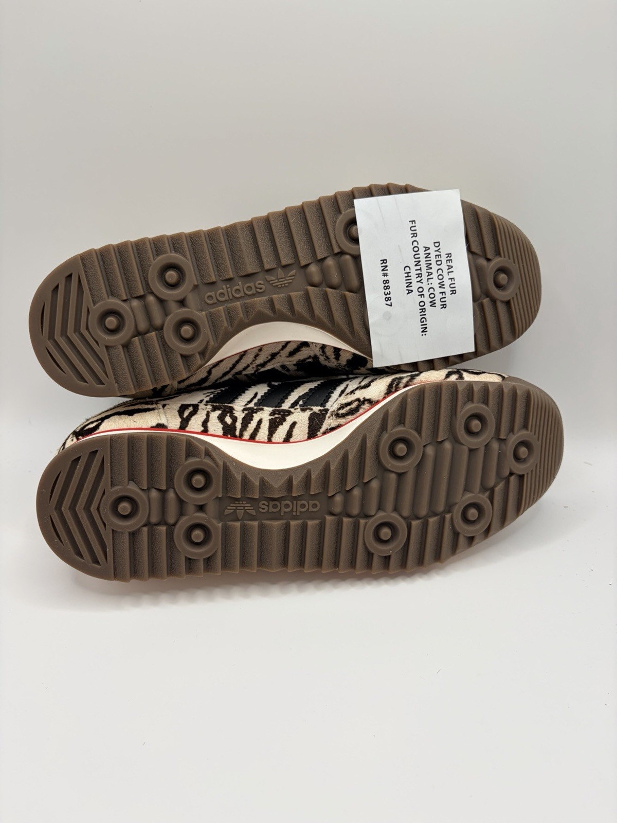 adidas SL 72 OG Zebra Print Women’s Low Top Lace Up Sneakers KH8811
