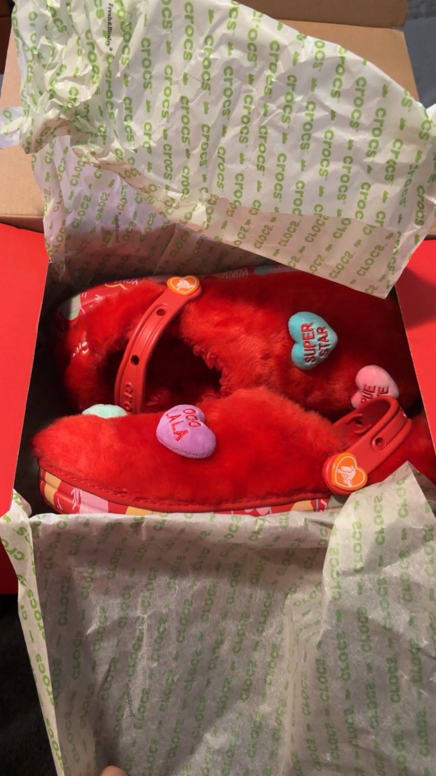 Sweethearts Crocs Fur Sure