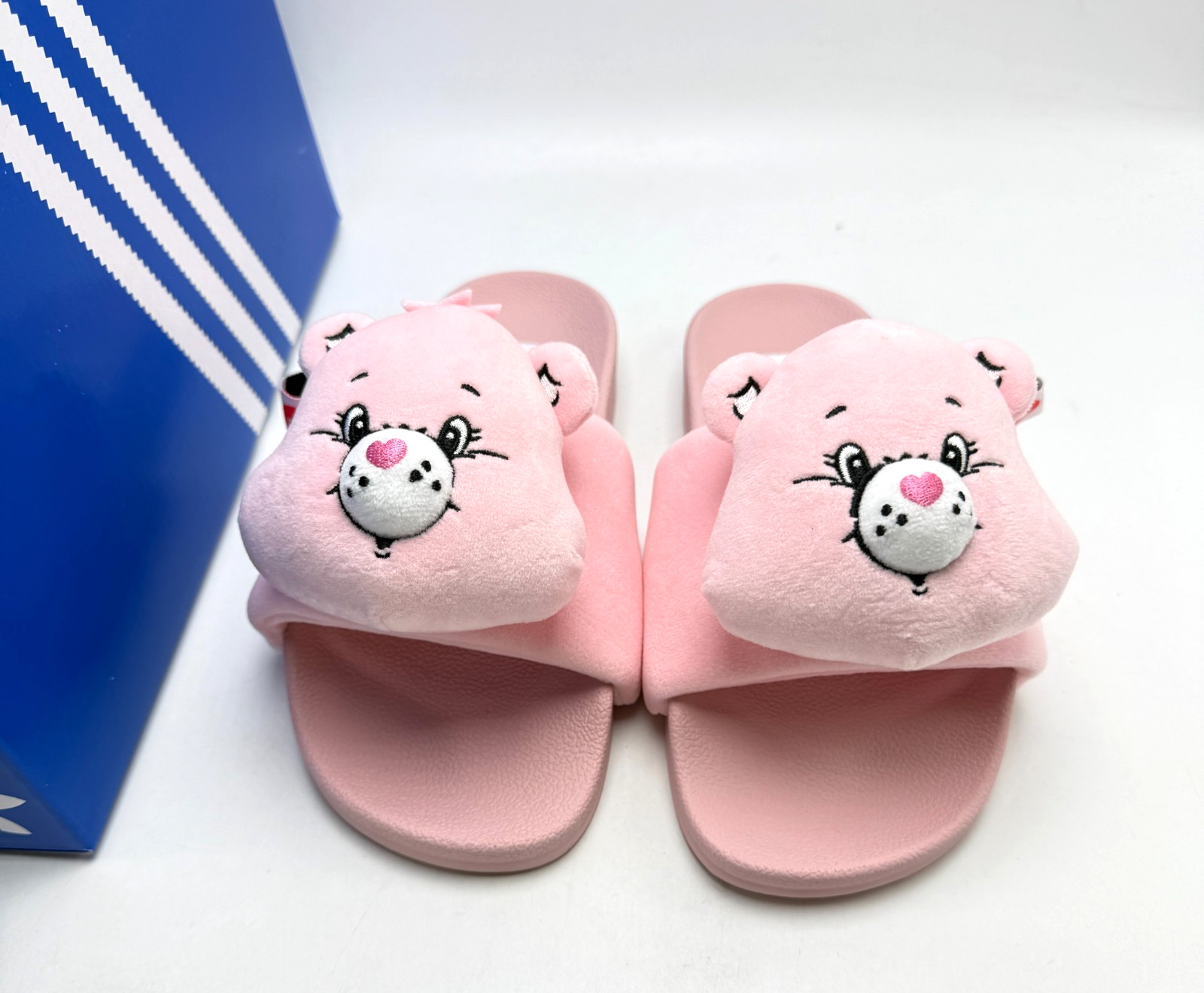 Adidas Care Bears x Adilette ‘Clear Pink’ W Women’s Slide KH9957 sz 7-9