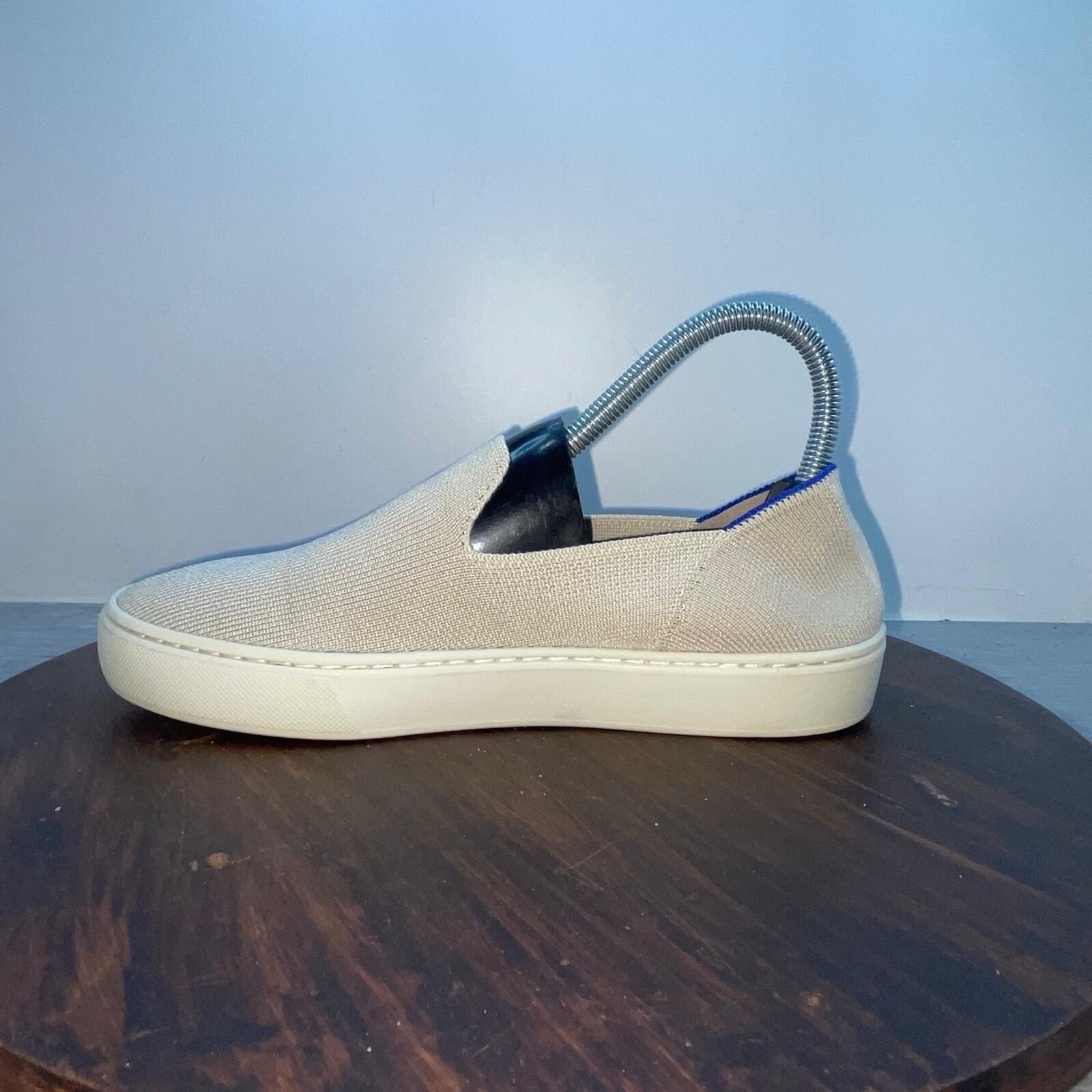 Rothy’s The Slip On Sand Knit Fabric Low Top Everyday Sneakers Women’s Size US 6