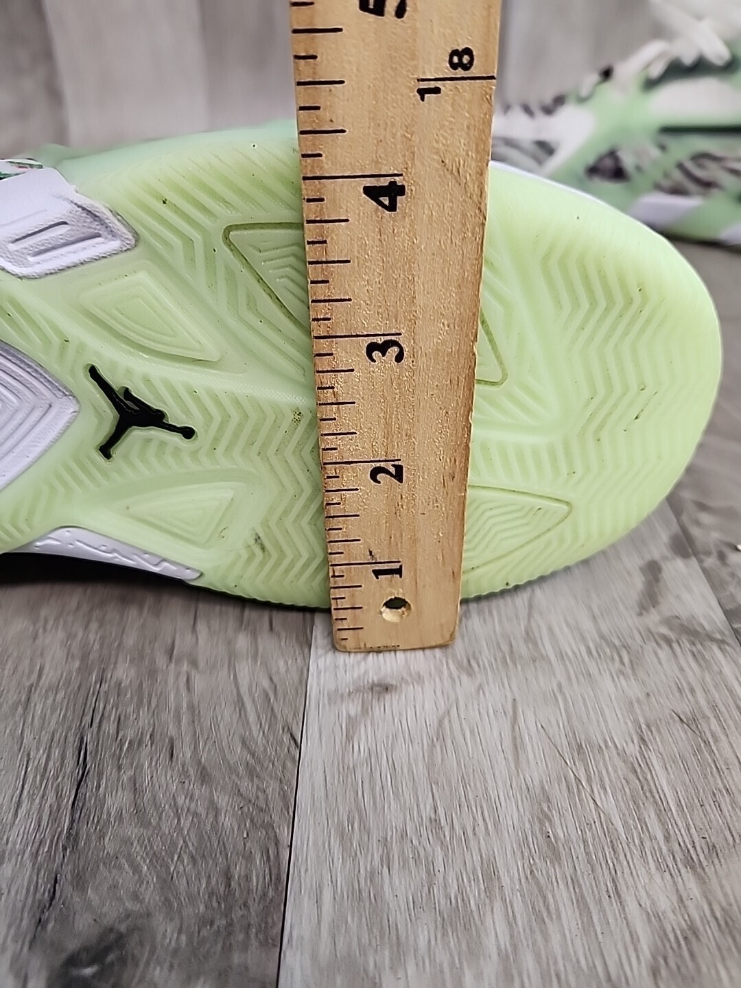 Nike Air Jordan Heir Sail-Black-Vapor Green Basketball Shoes Women’s 8.5